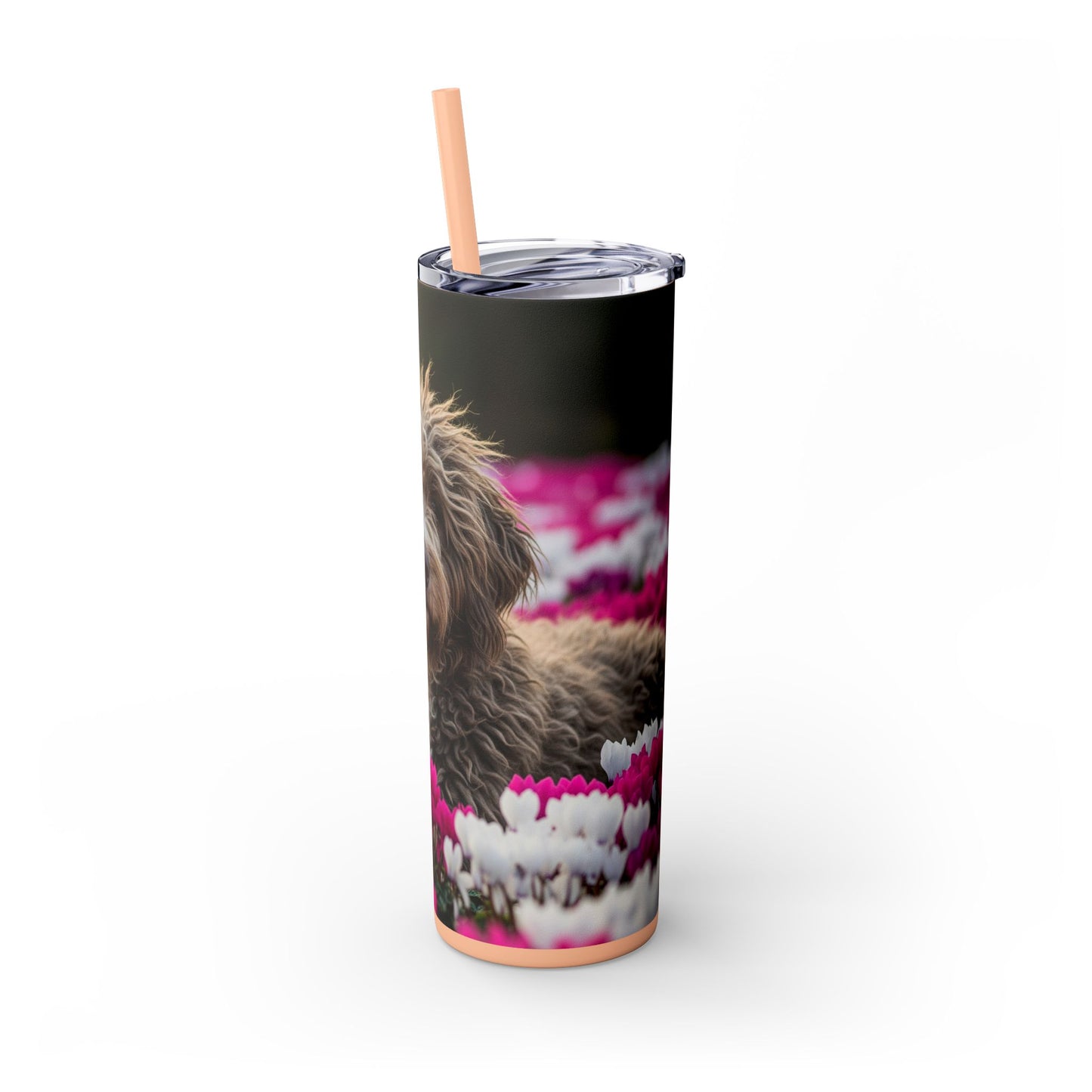 Bergamasco Sheepdog Tumbler with Straw, 20oz