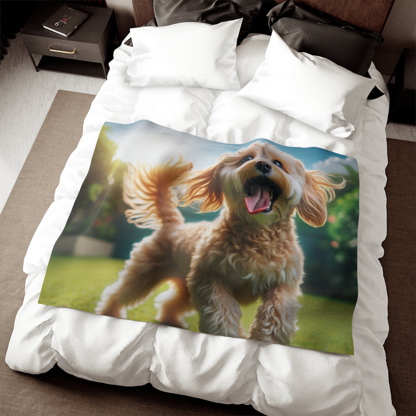 Cavoodle Sweatshirt Blanket