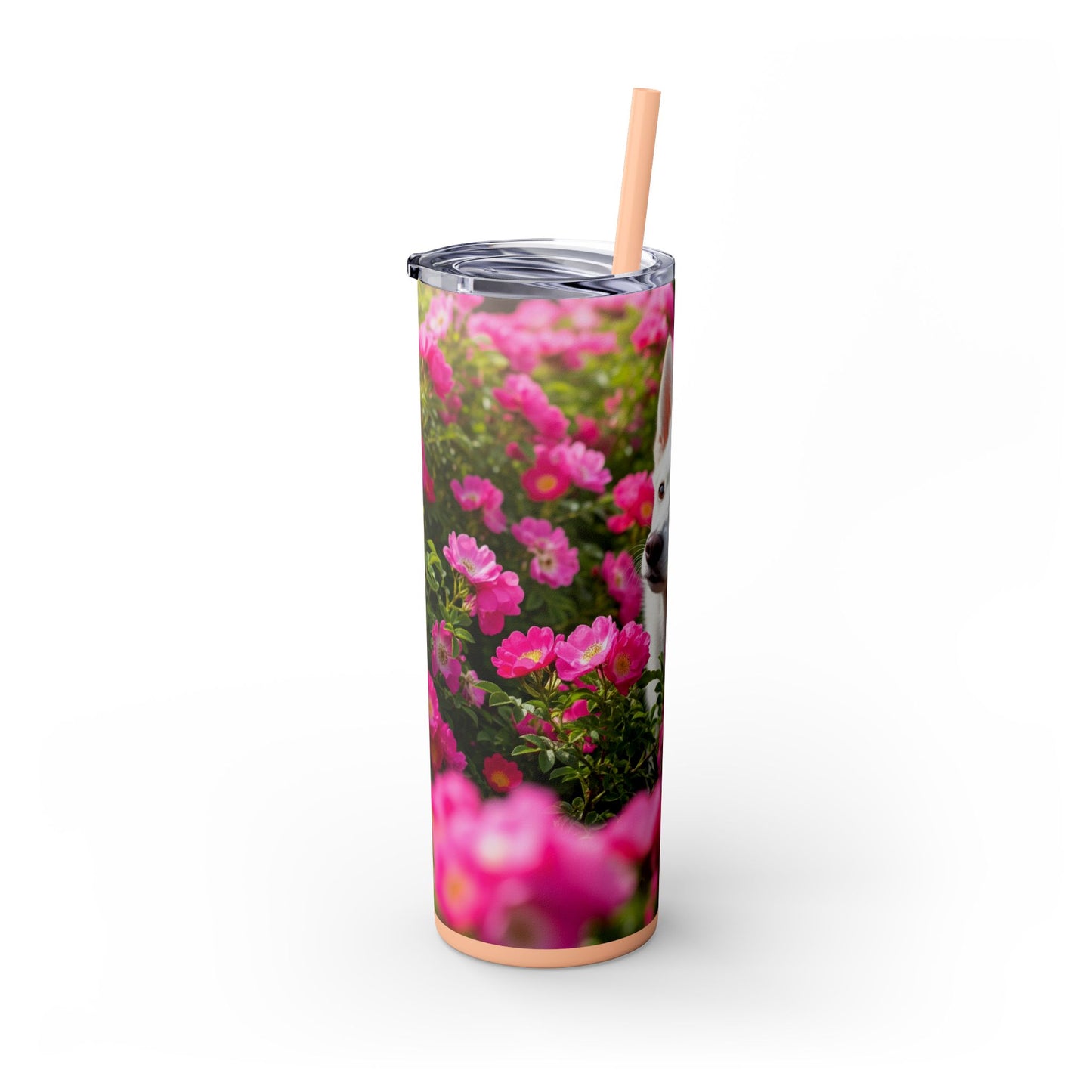 Norrbottenspets Skinny Tumbler with Straw, 20oz