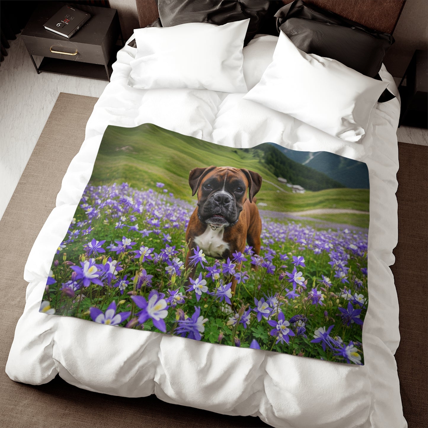 Boxer Sweatshirt Blanket