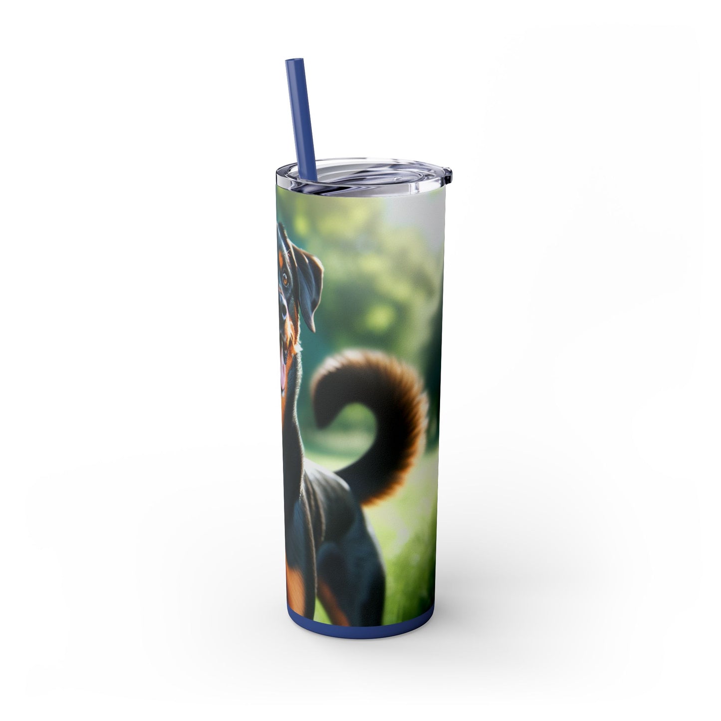 Beauceron Tumbler with Straw, 20oz