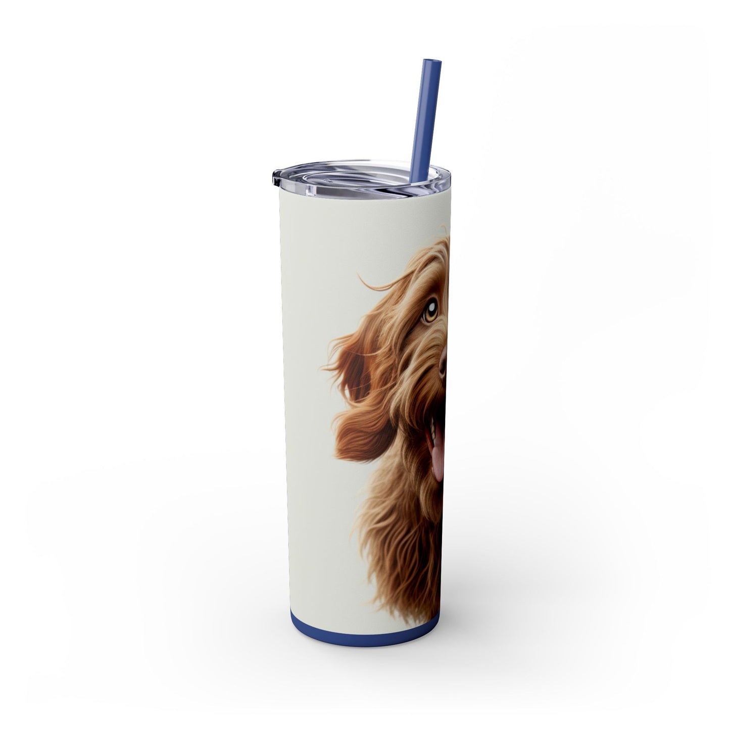 Italian Spinone Tumbler with Straw, 20oz