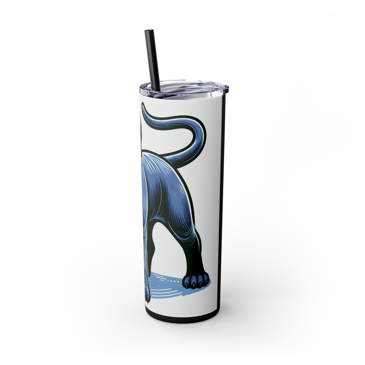 Neapolitan Mastiff Tumbler with Straw, 20oz