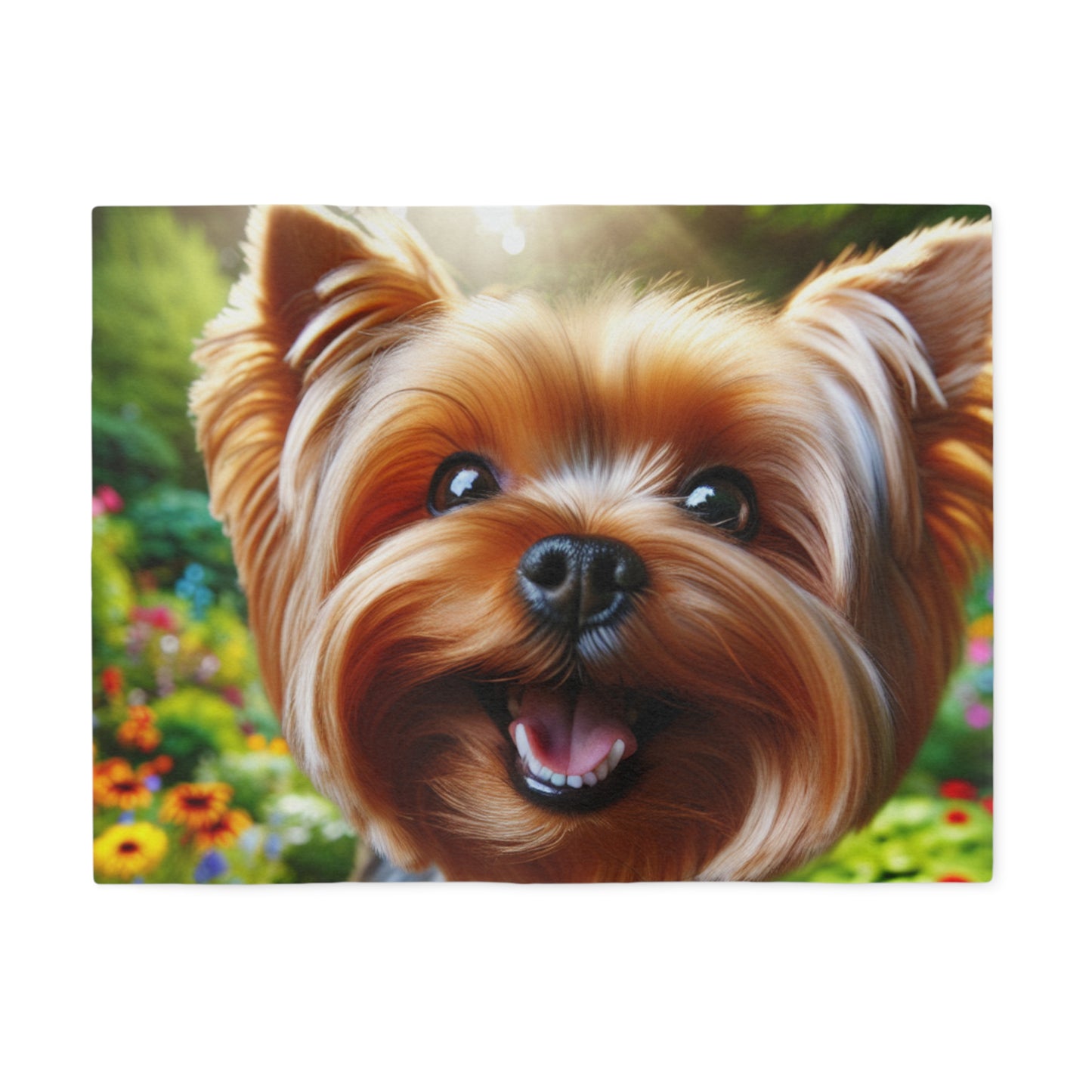 Yorkshire Terrier Sweatshirt Blanket