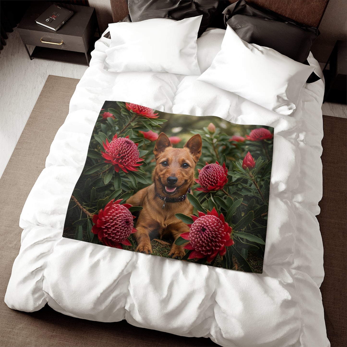Australian Terrier Sweatshirt Blanket