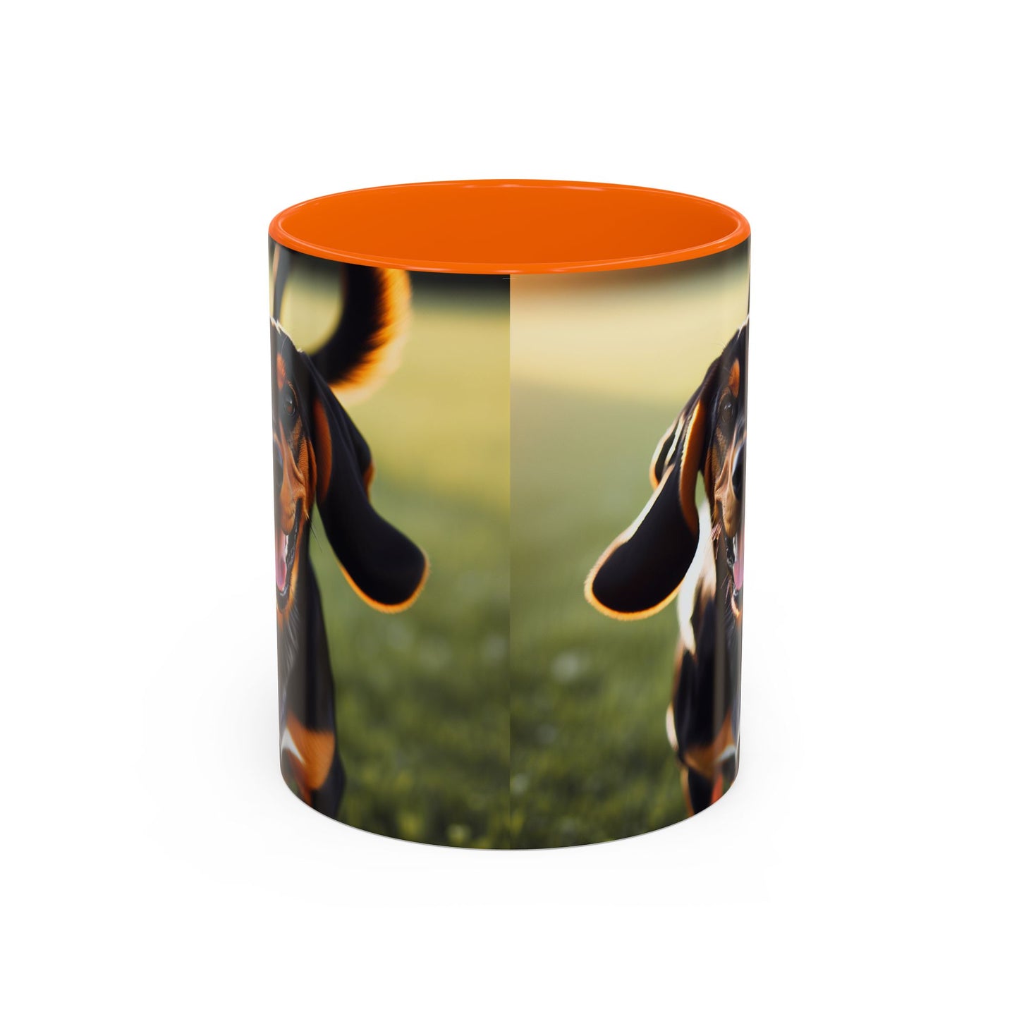 Black and Tan Coonhound Accent Coffee Mug - Perfect Gift for Dog Lovers