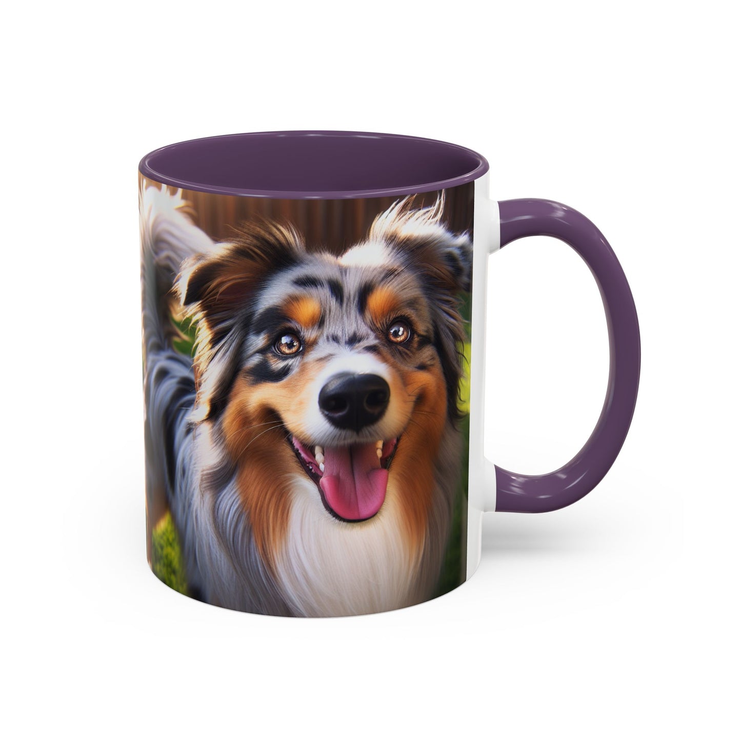 Australian Shepherd Accent Coffee Mug - Perfect Gift for Dog Lovers