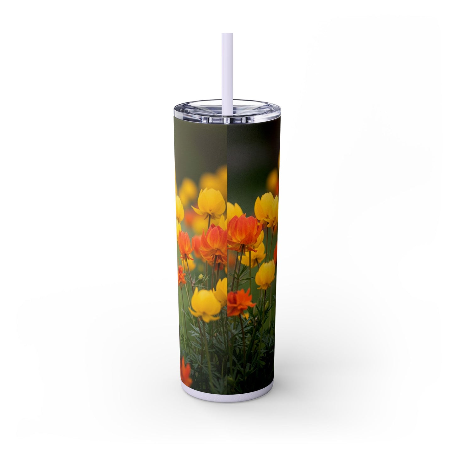 Miniature Pinscher Skinny Tumbler with Straw, 20oz