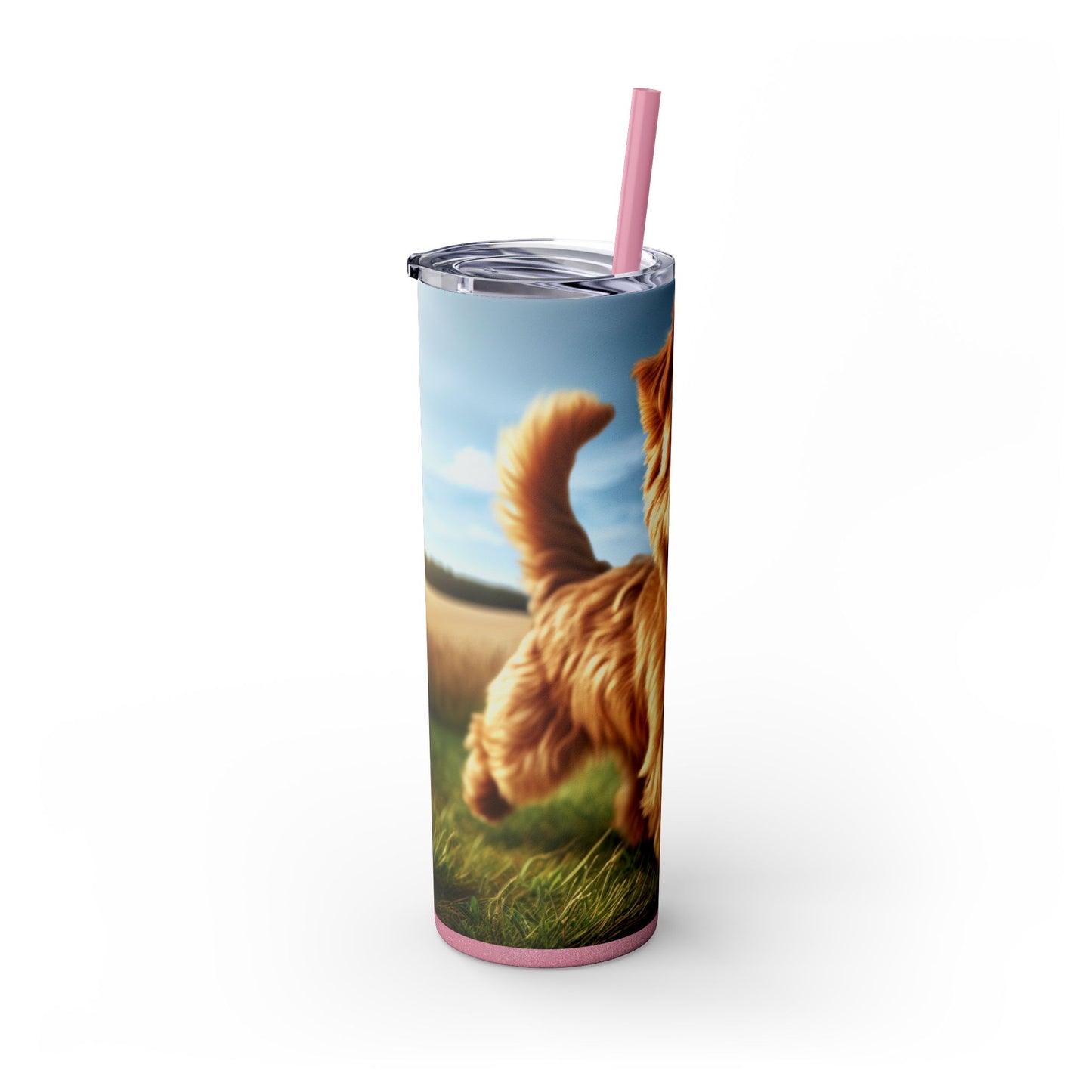 Norfolk Terrier Tumbler with Straw, 20oz