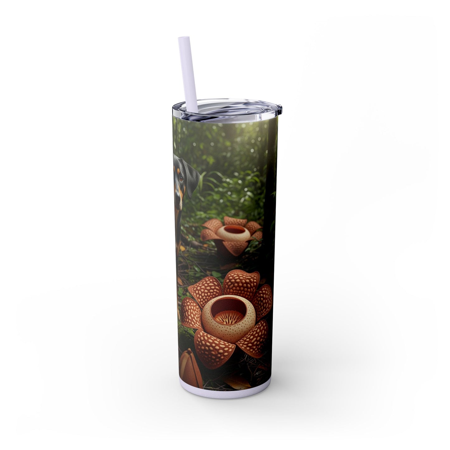 Telomian Skinny Tumbler with Straw, 20oz