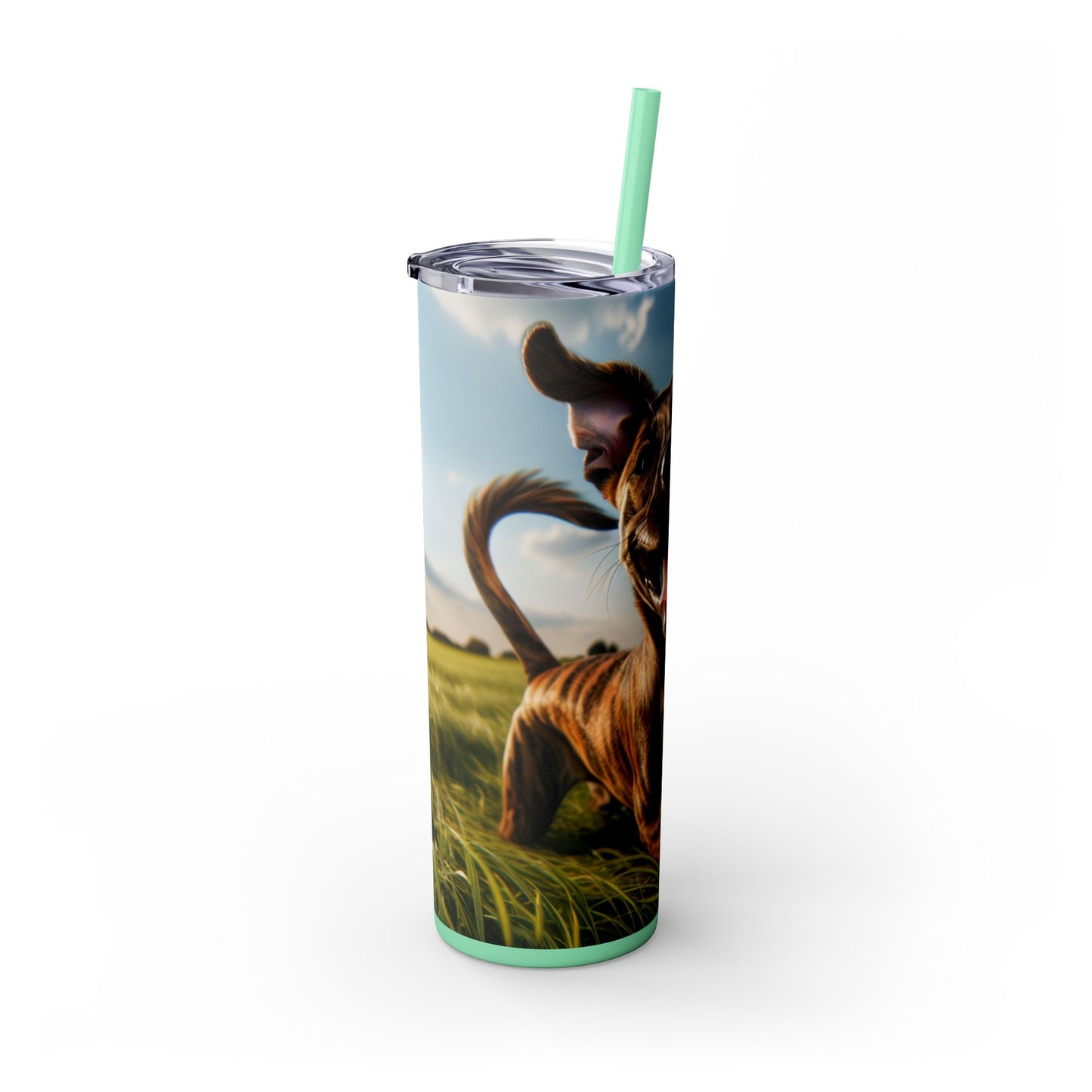 Treeing Tennessee Brindle Tumbler with Straw, 20oz
