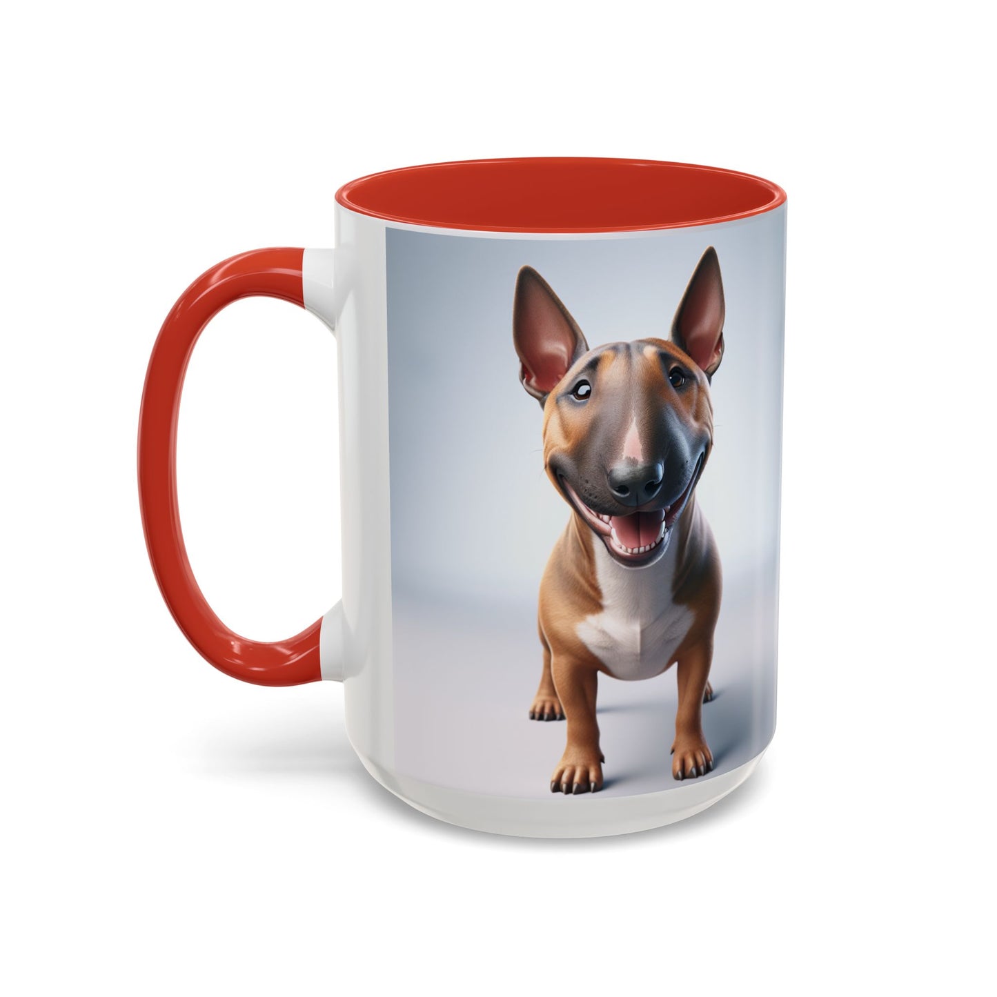 Miniature Bull Terrier Accent Coffee Mug - Perfect Gift for Dog Lovers