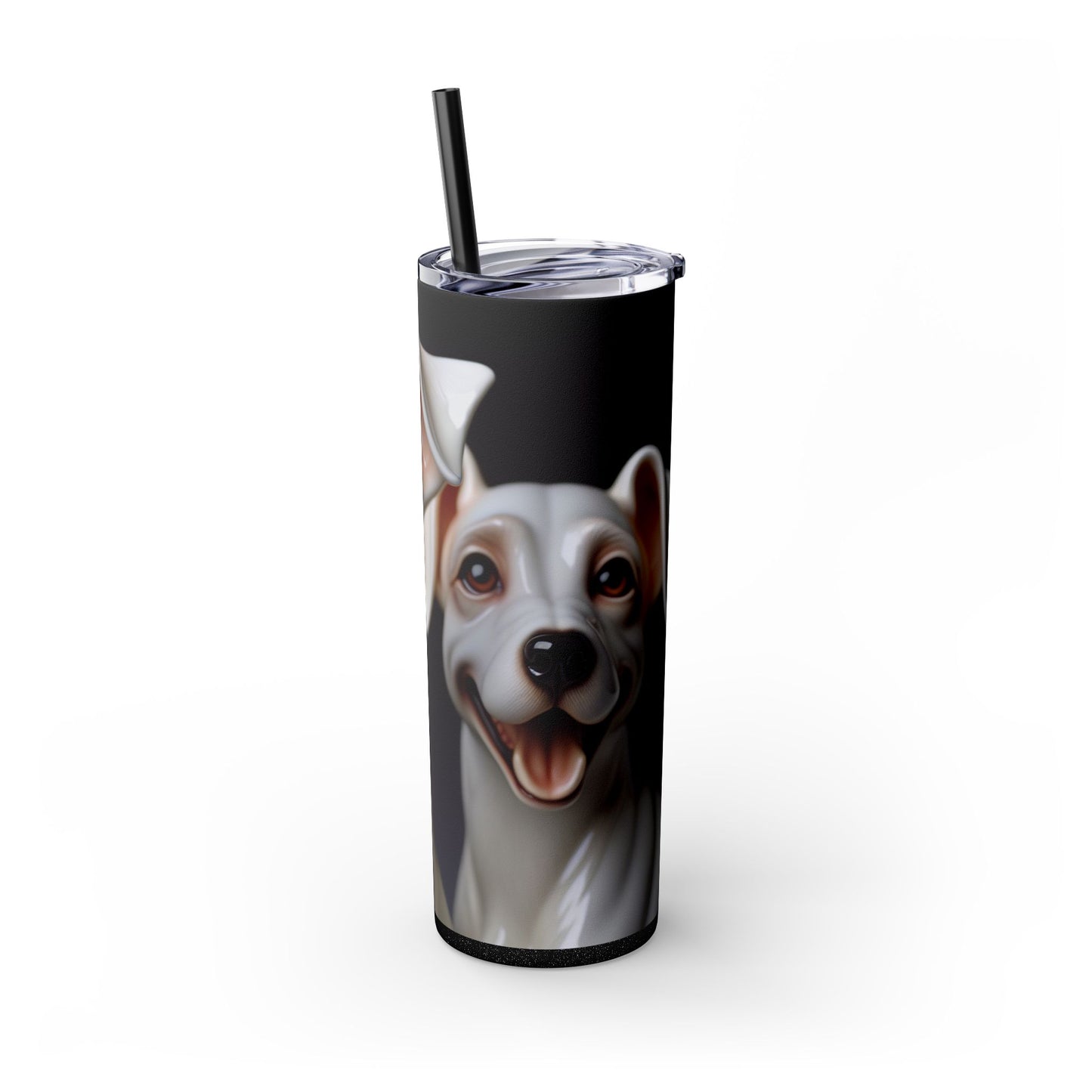Porcelaine Tumbler with Straw, 20oz