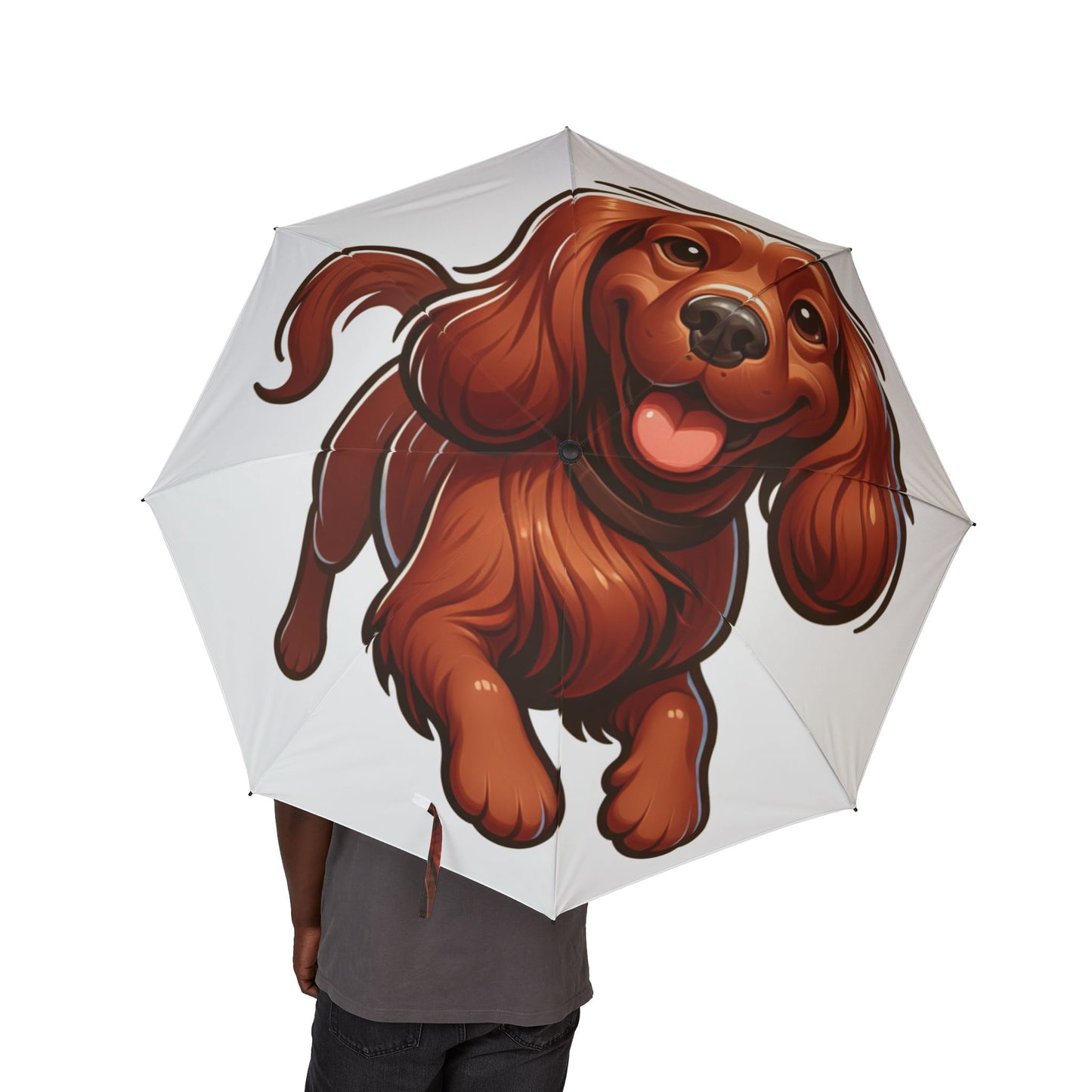Sussex Spaniel Semi-Automatic Foldable Umbrella