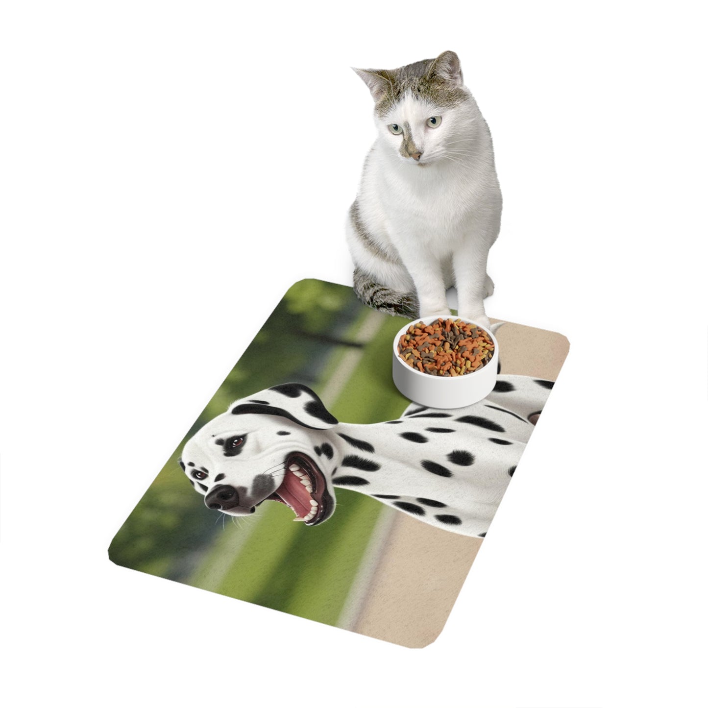 Pet Food Mat (12x18) - Dalmatian