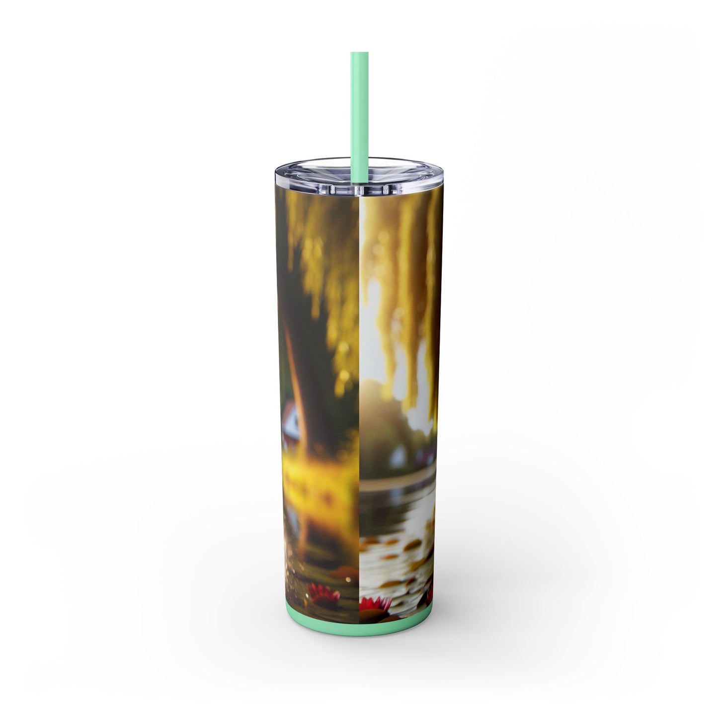 Nova Scotia Duck Trolling Retriever Skinny Tumbler with Straw, 20oz