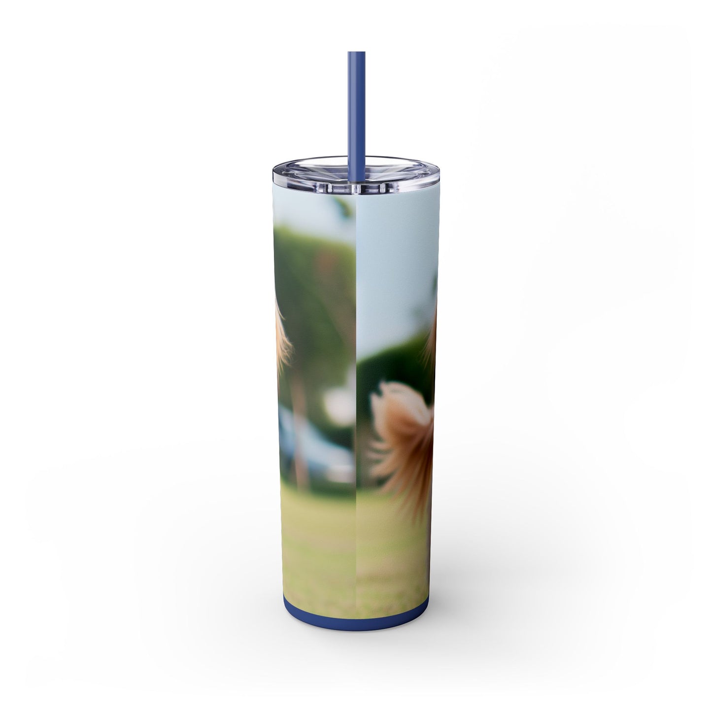 Pekapoo Tumbler with Straw, 20oz