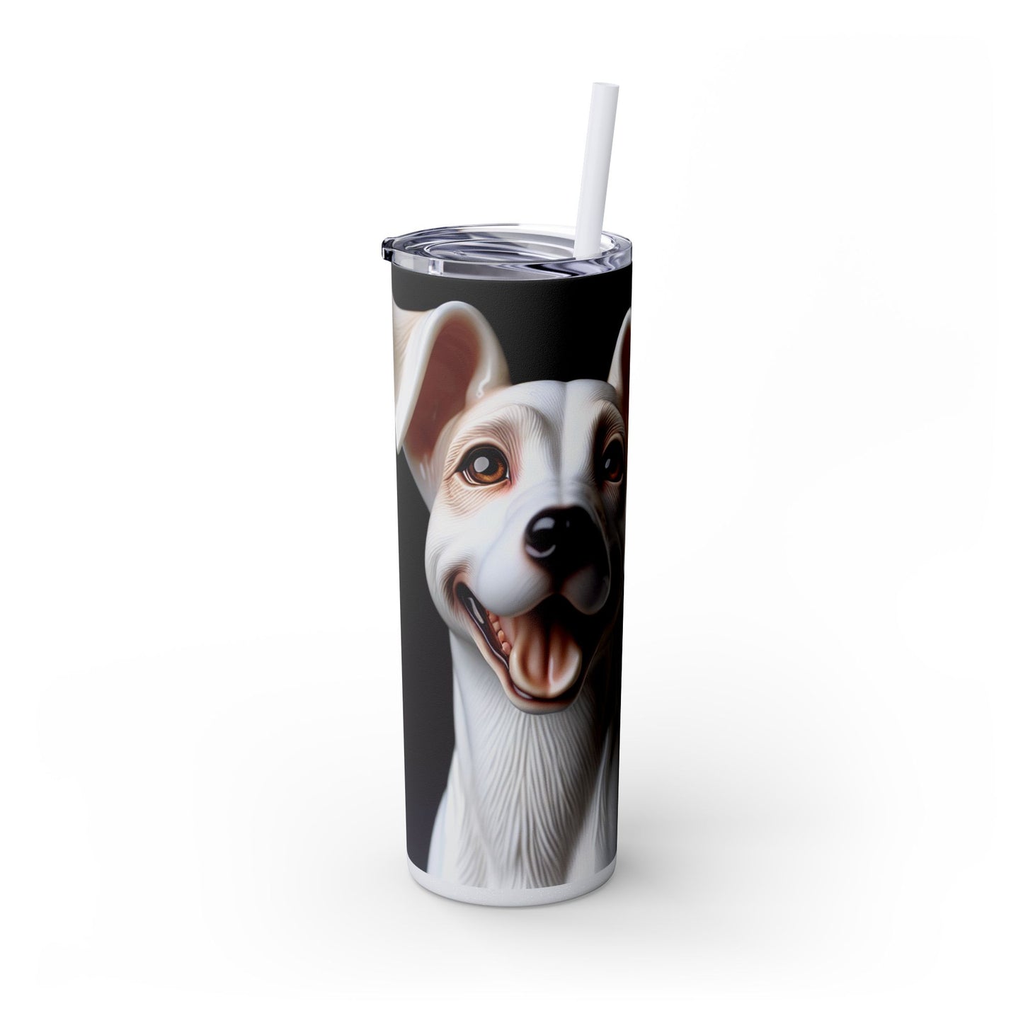 Porcelaine Tumbler with Straw, 20oz