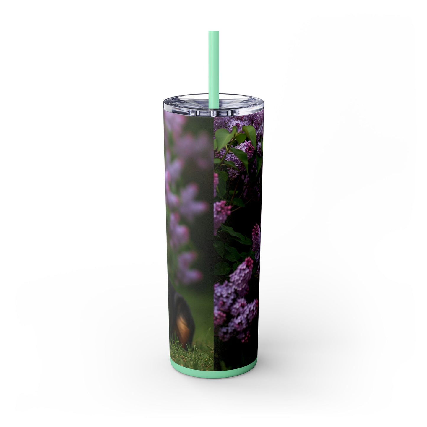 Mudi Skinny Tumbler with Straw, 20oz
