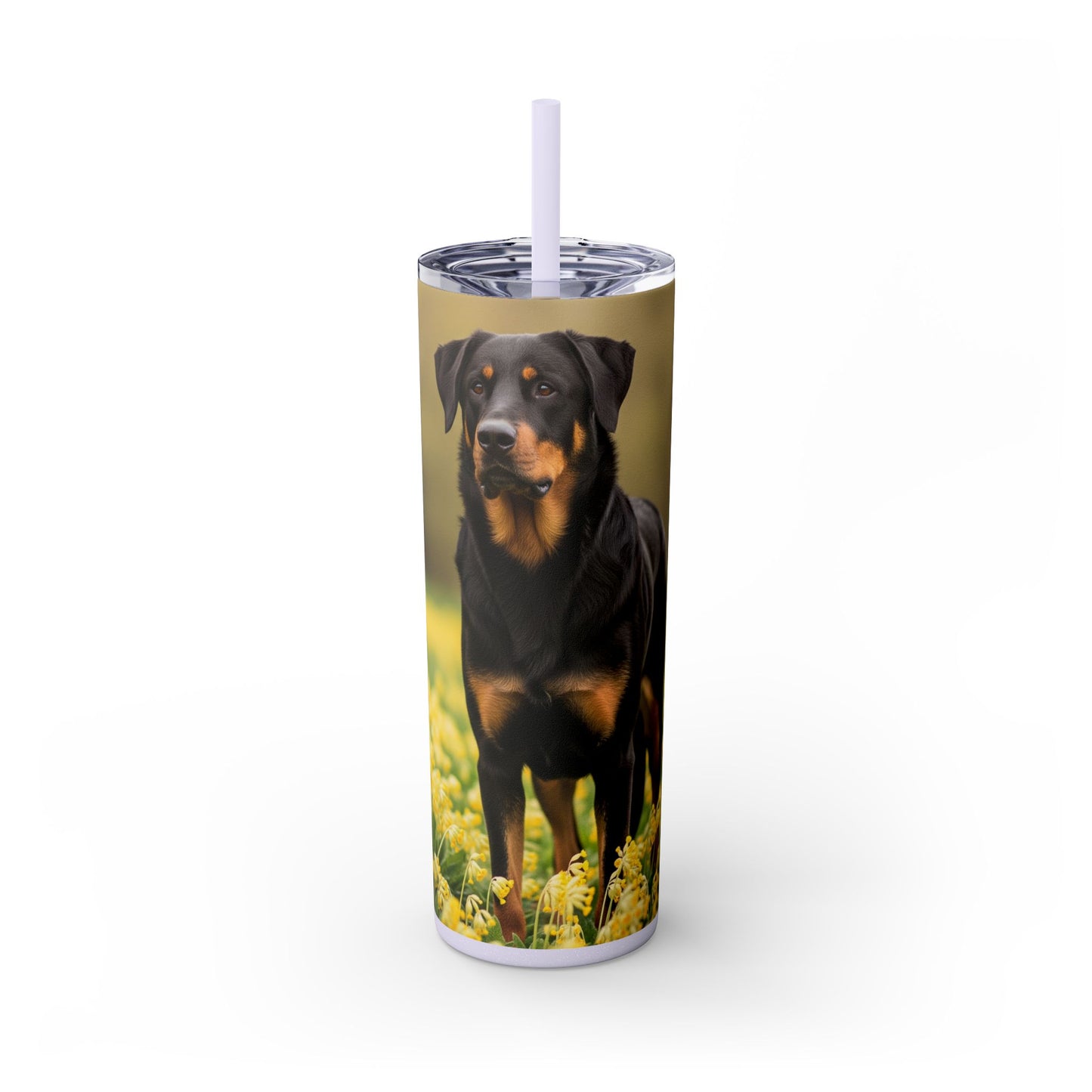 Beauceron Tumbler with Straw, 20oz