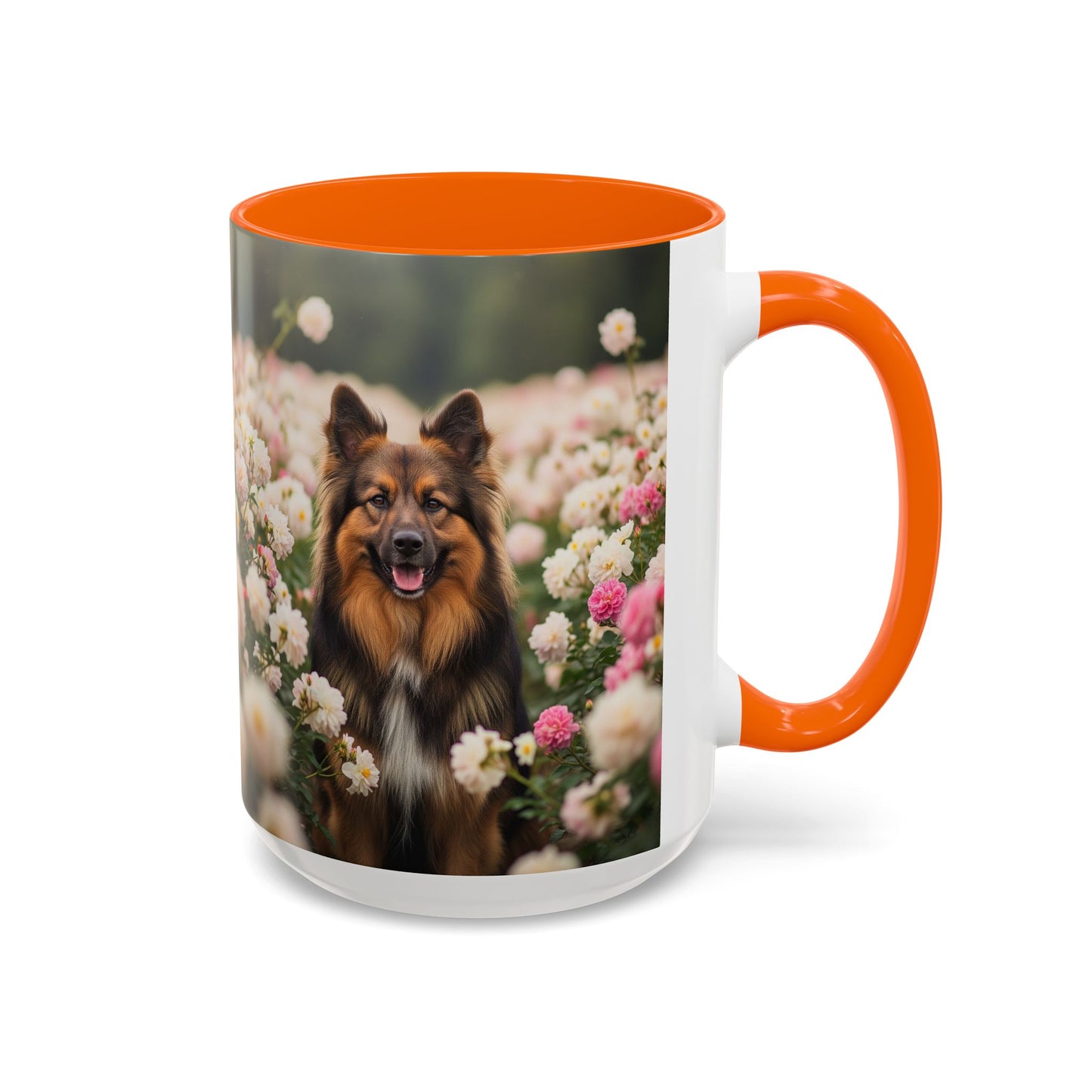 Bohemian Shepherd Accent Coffee Mug - Perfect Gift for Dog Lovers