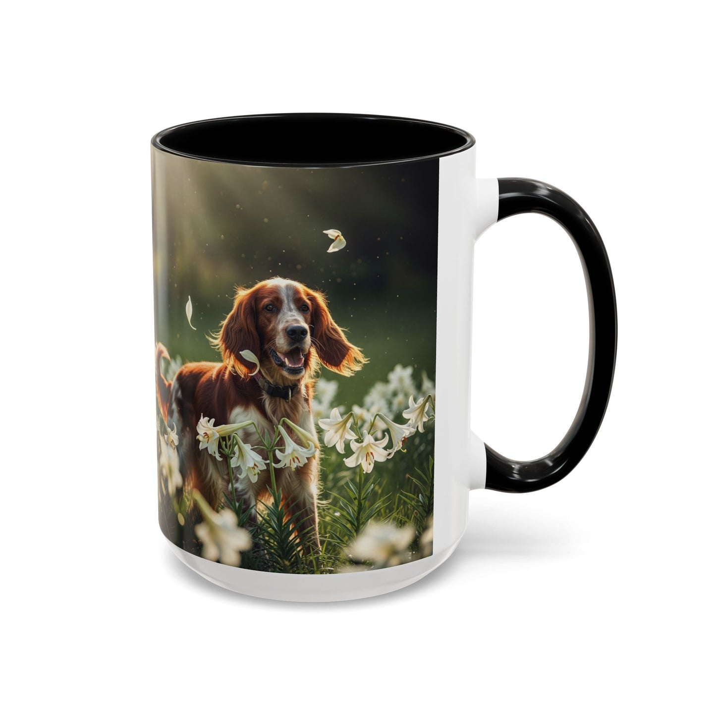 Irish Red and White Setter Accent Coffee Mug - Perfect Gift for Dog Lovers