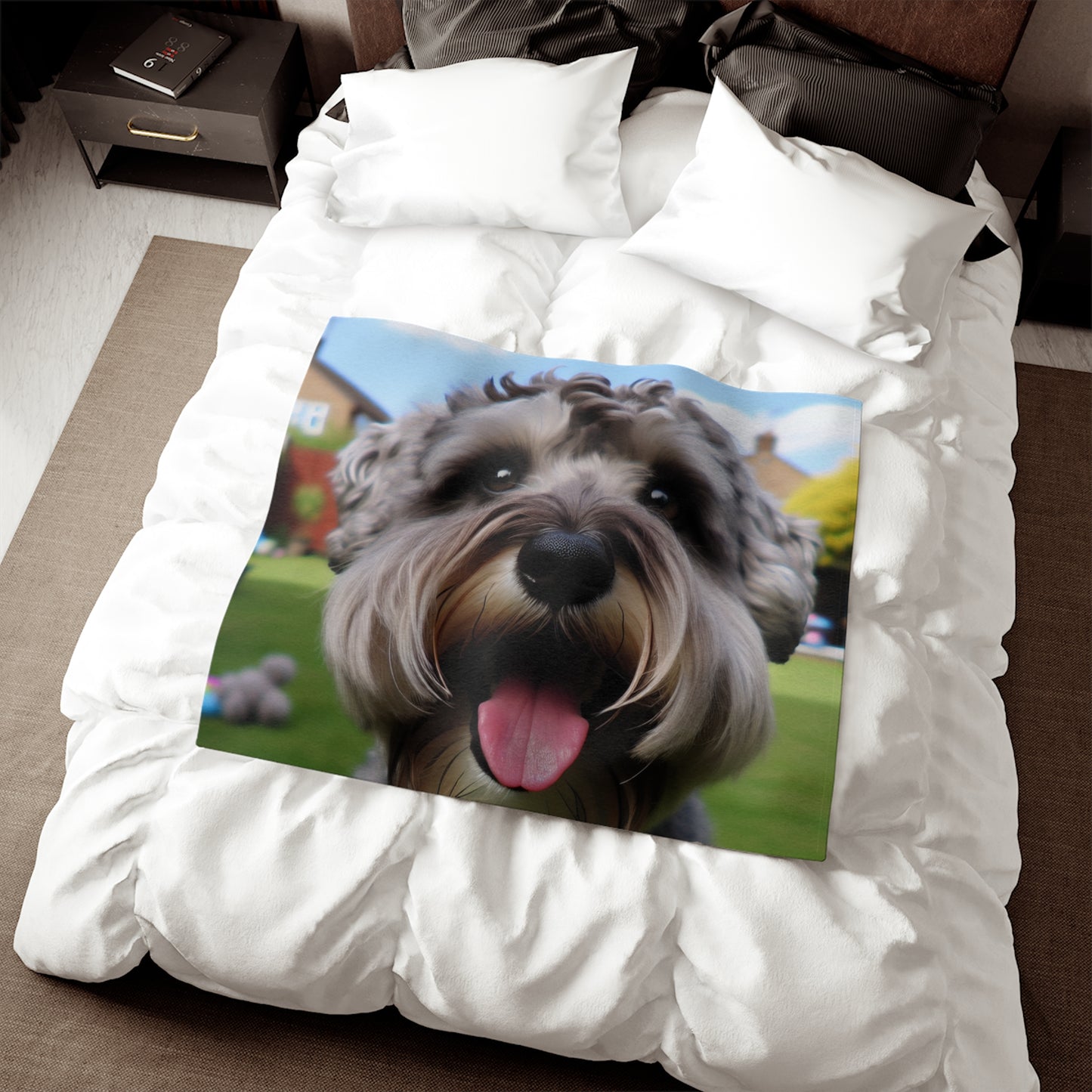 Schnoodle Sweatshirt Blanket