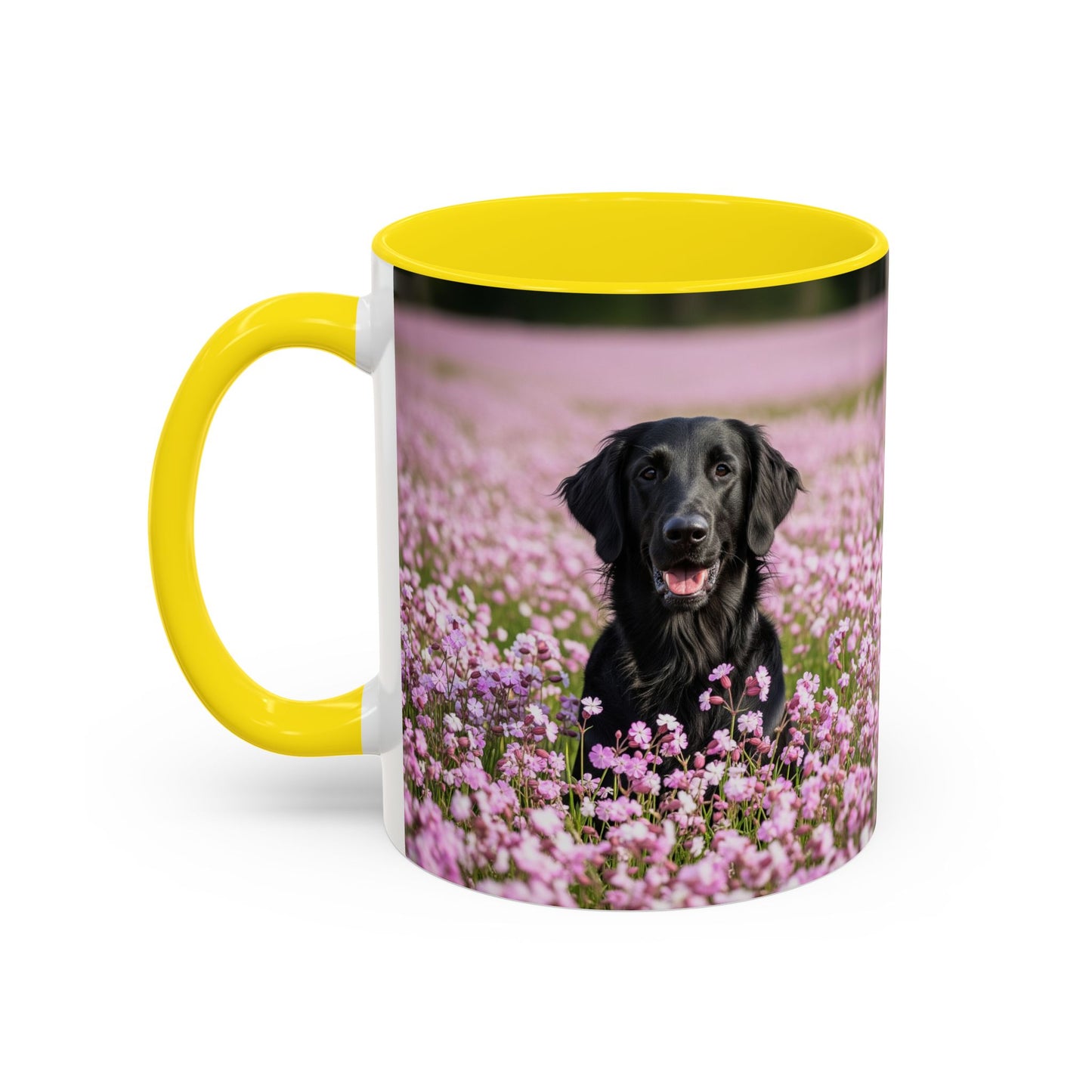 Flat Coated Retriever Accent Coffee Mug - Perfect Gift for Dog Lovers