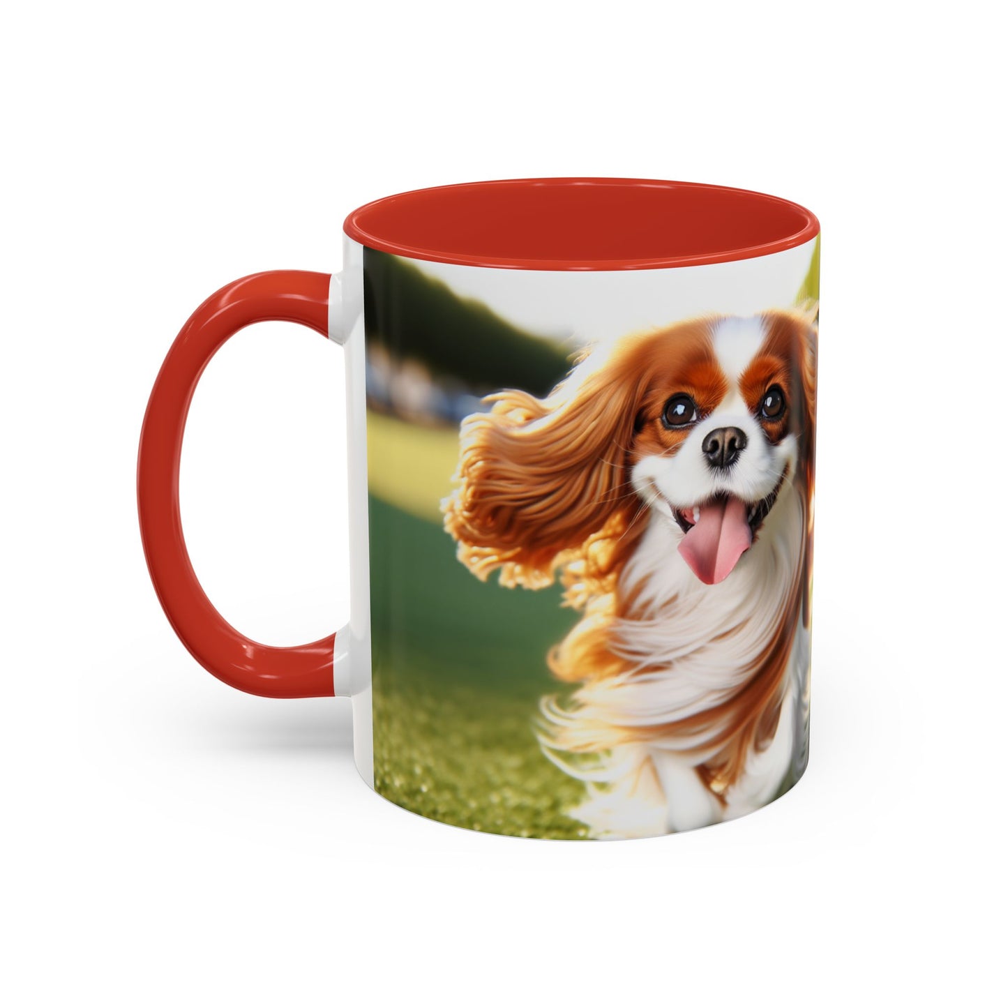Cavalier King Charles Spaniel Accent Coffee Mug - Perfect Gift for Dog Lovers