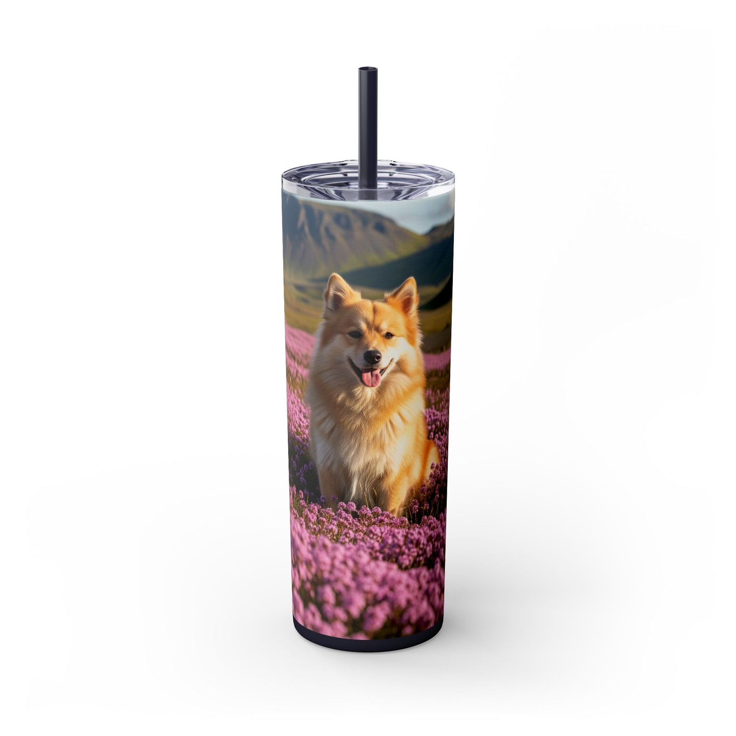 Icelandic Sheepdog Tumbler with Straw, 20oz