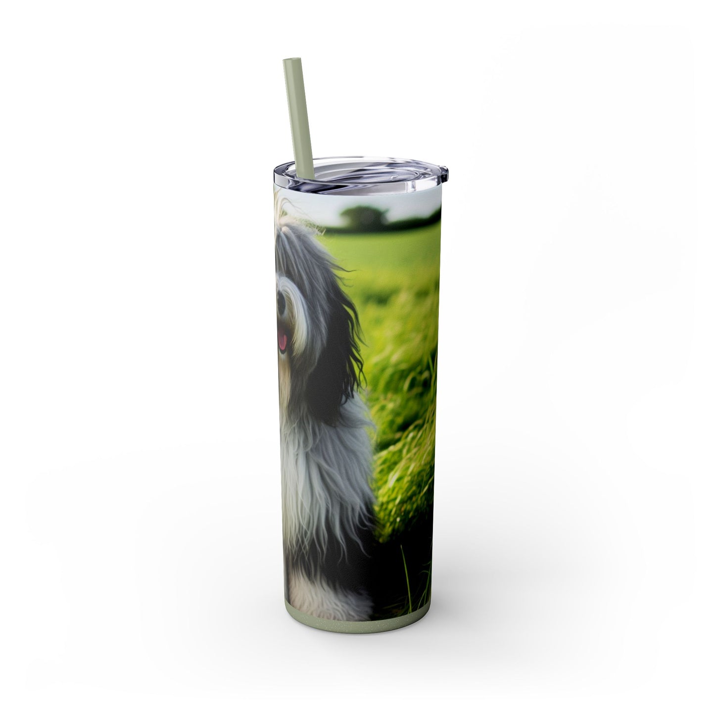 Schapendoes Tumbler with Straw, 20oz