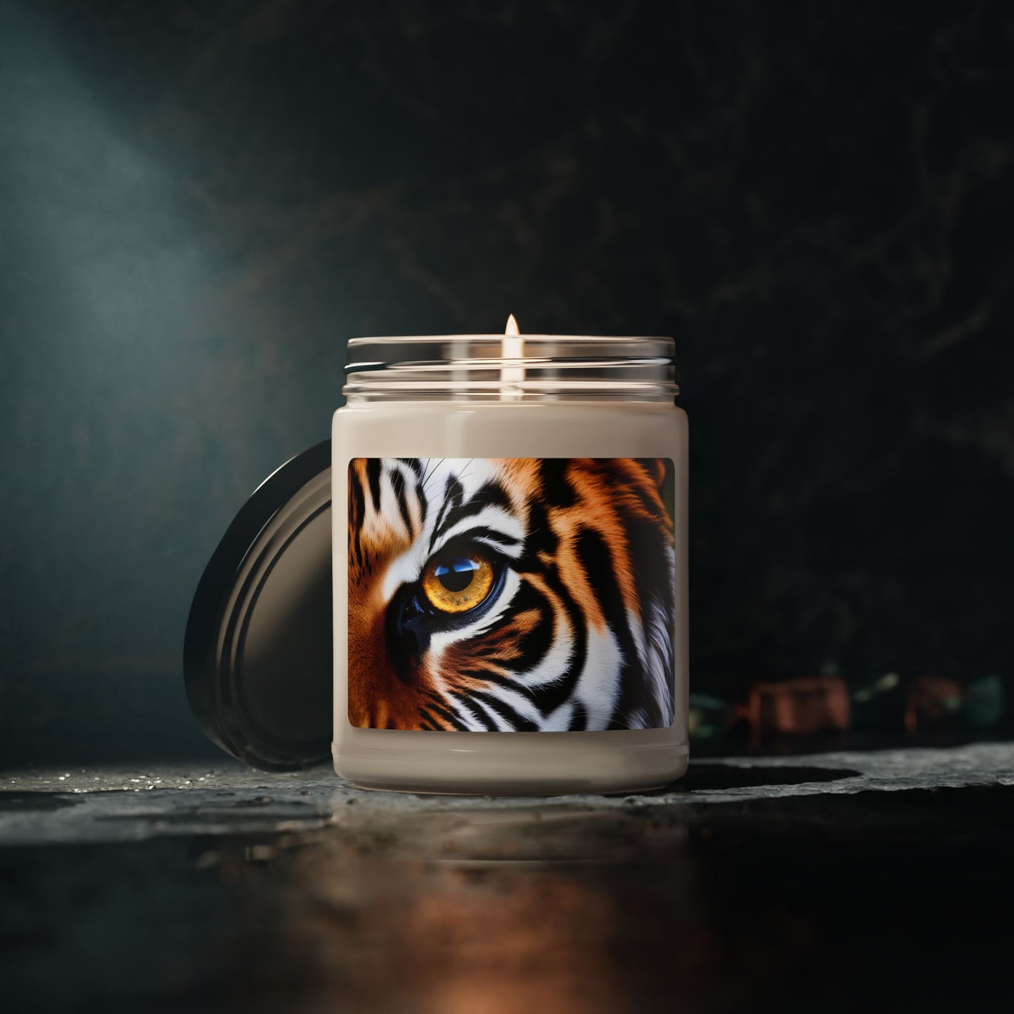 Close Up of a Tiger's Eye- Scented Soy Candle, 9oz