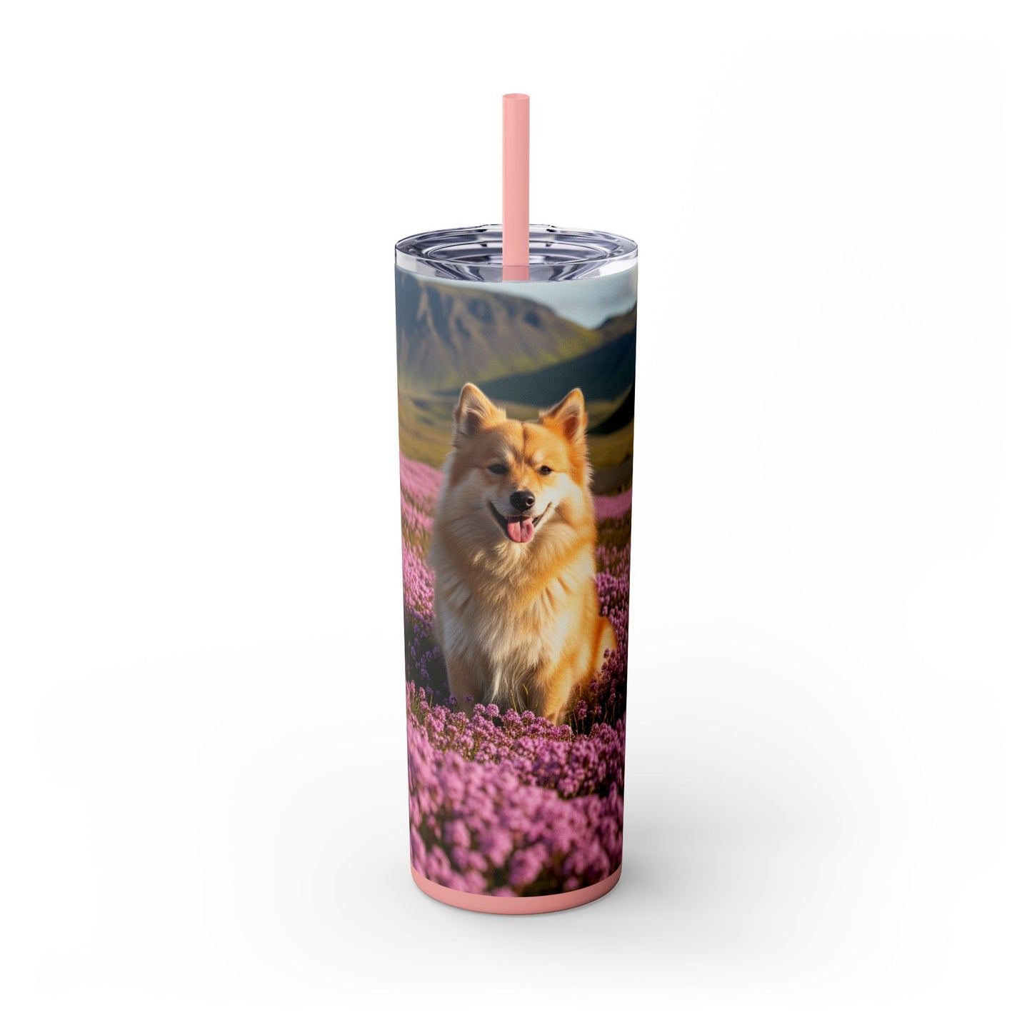 Icelandic Sheepdog Tumbler with Straw, 20oz