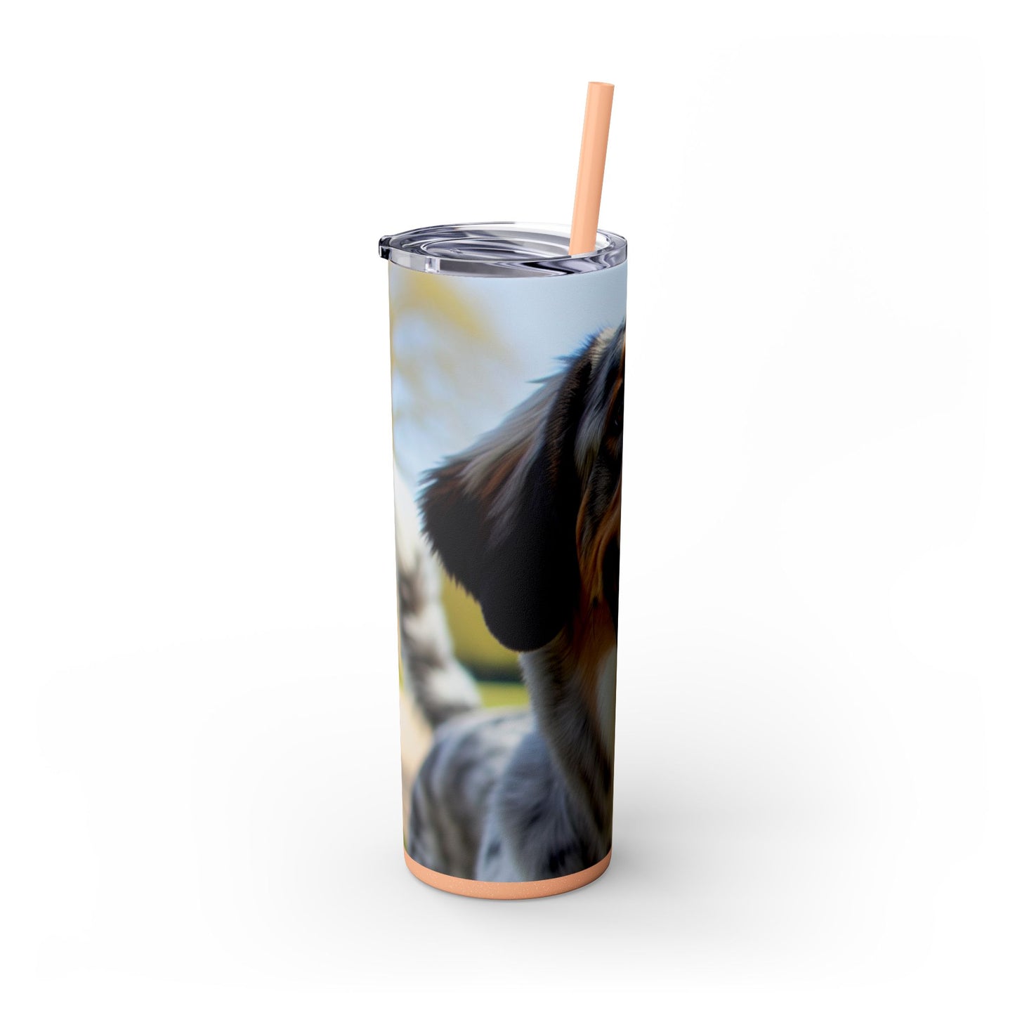 Braque Francais Pyrenean Tumbler with Straw, 20oz