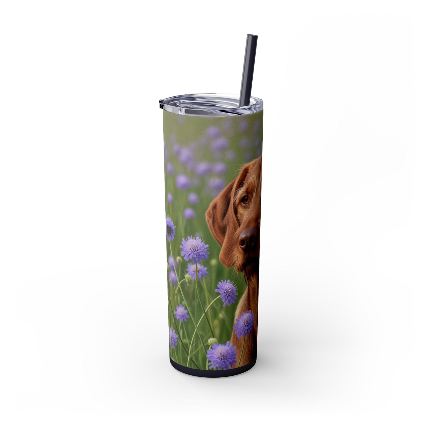 Hungarian Wirehaired Vizsla Tumbler with Straw, 20oz
