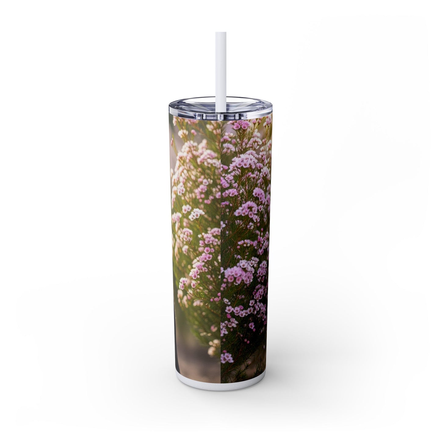 Australian Silky Terrier Tumbler with Straw, 20oz
