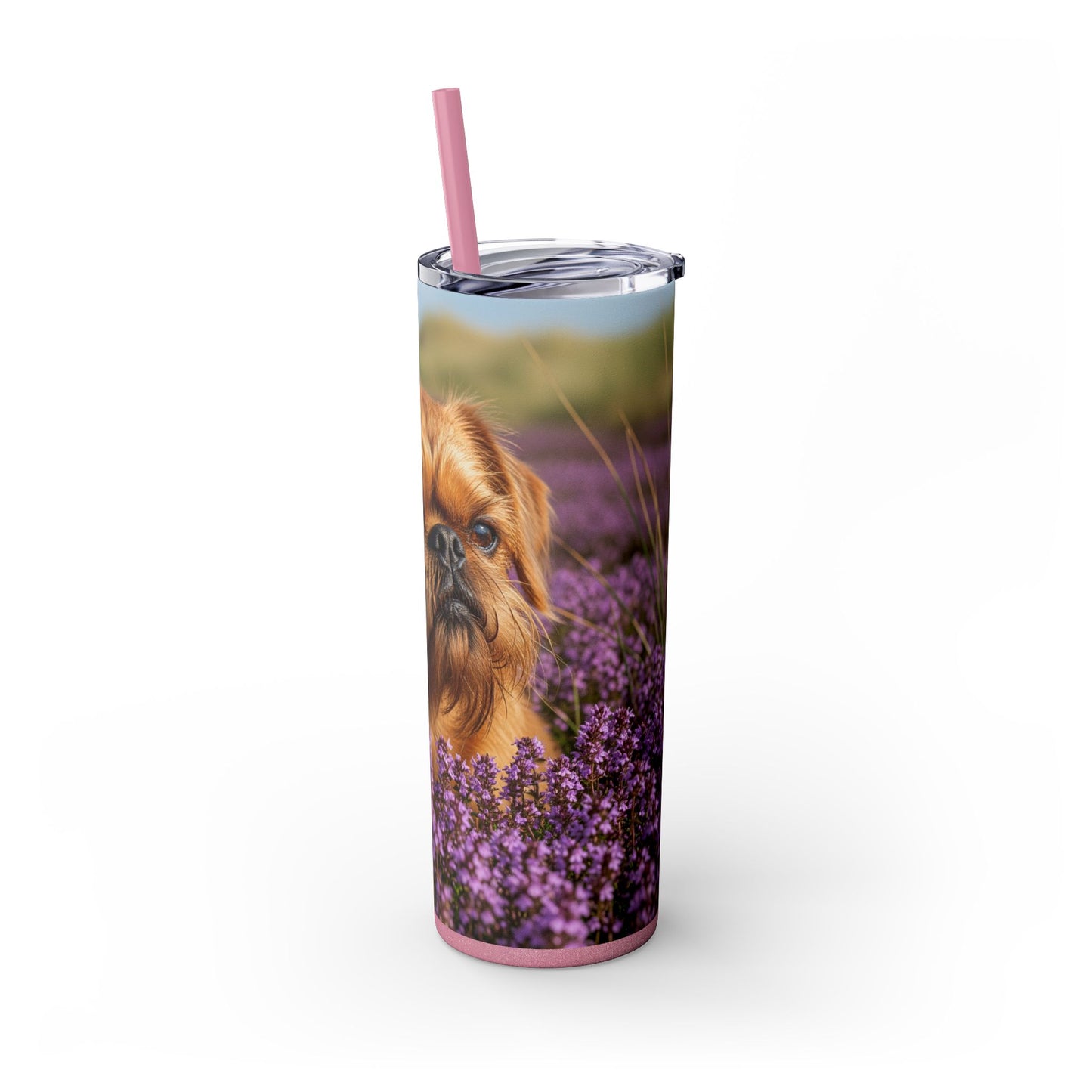 Griffon Bruxellois Tumbler with Straw, 20oz