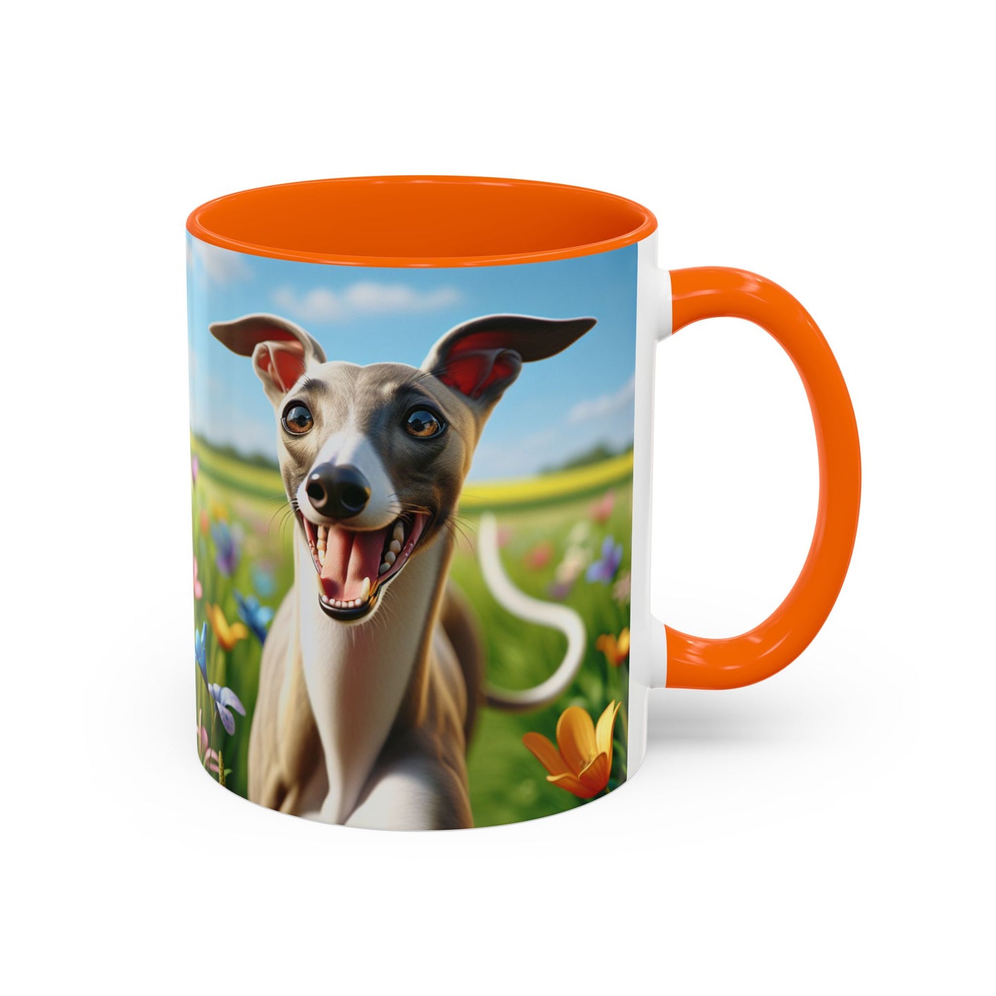 Whippet Accent Coffee Mug - Perfect Gift for Dog Lovers