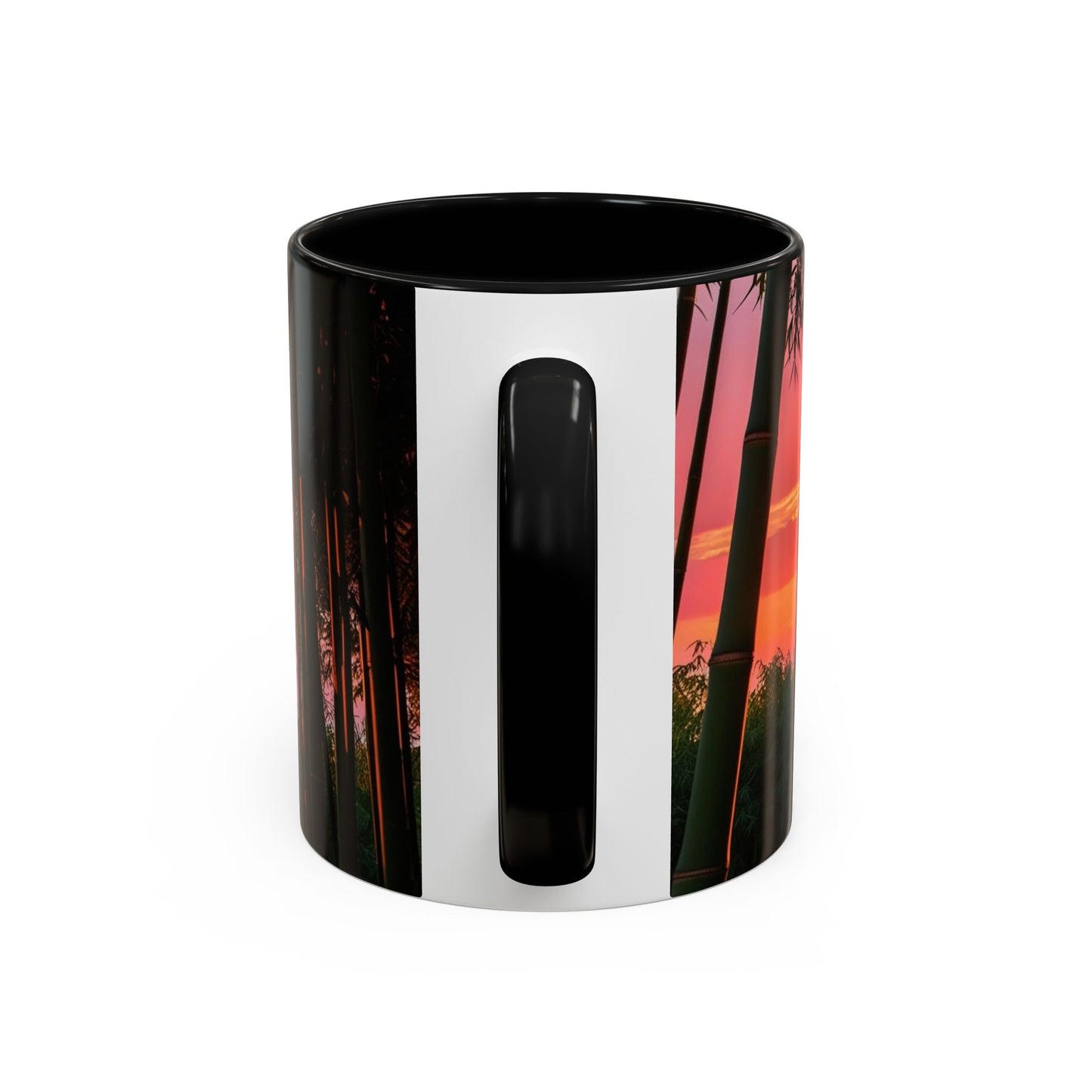Bamboo Forest Sunrise Accent Coffee Mug - Perfect Gift for Dog Lovers