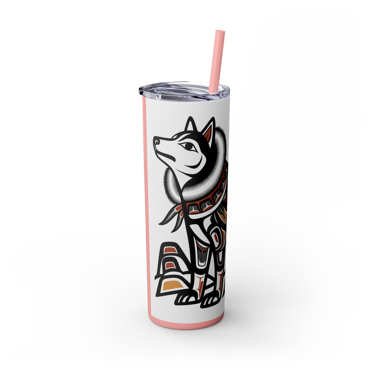 Siberian Husky Tumbler with Straw, 20oz
