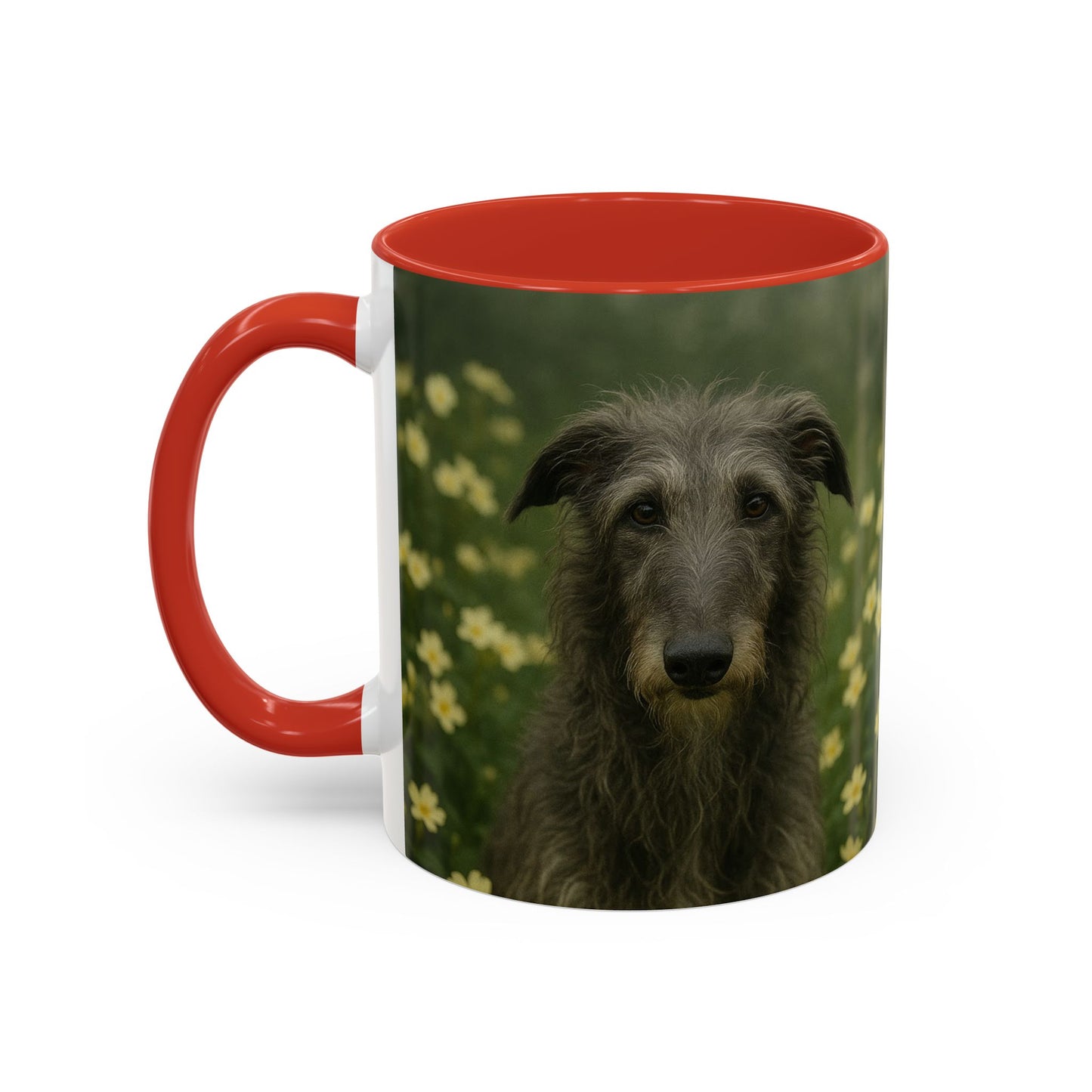 Scottish Deerhound Accent Coffee Mug - Perfect Gift for Dog Lovers