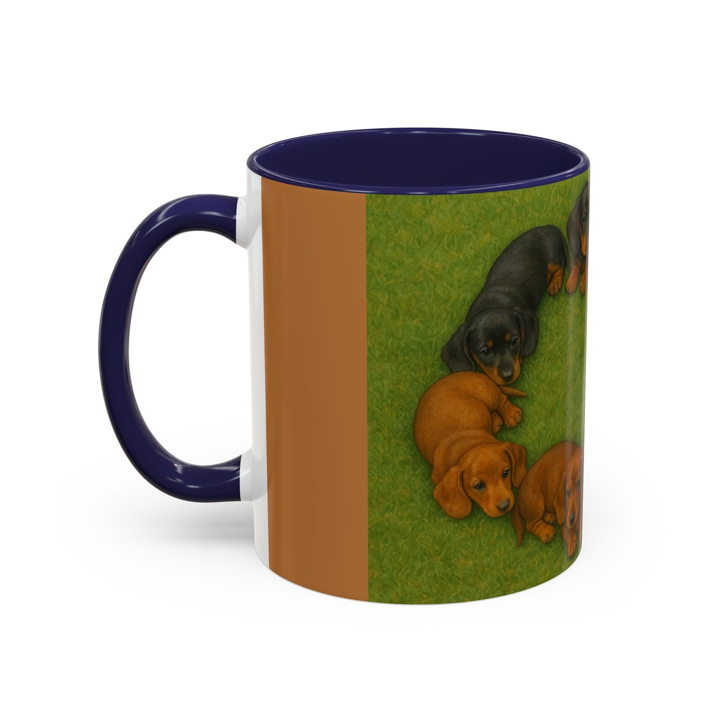 Dachshund puppies Accent Coffee Mug - Perfect Gift for Dog Lovers