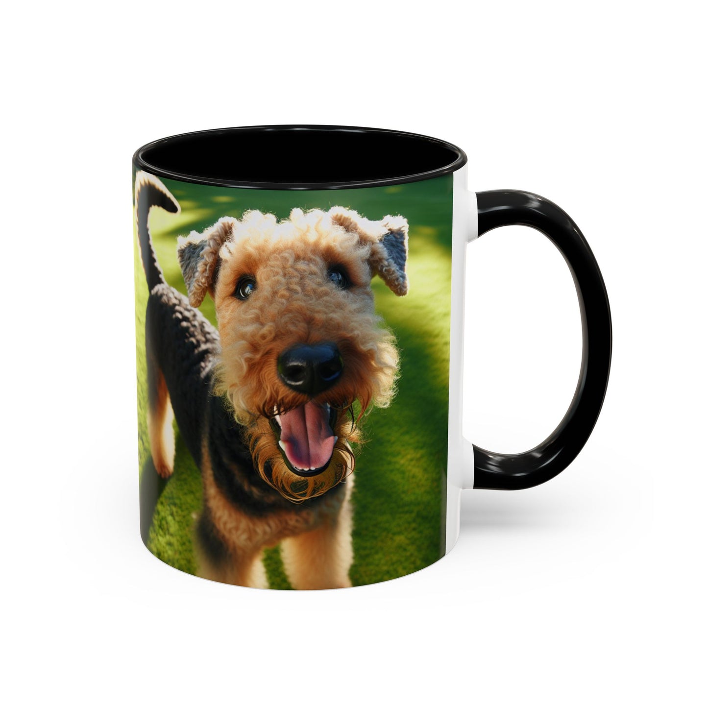 Airedale Terrier Accent Coffee Mug - Perfect Gift for Dog Lovers