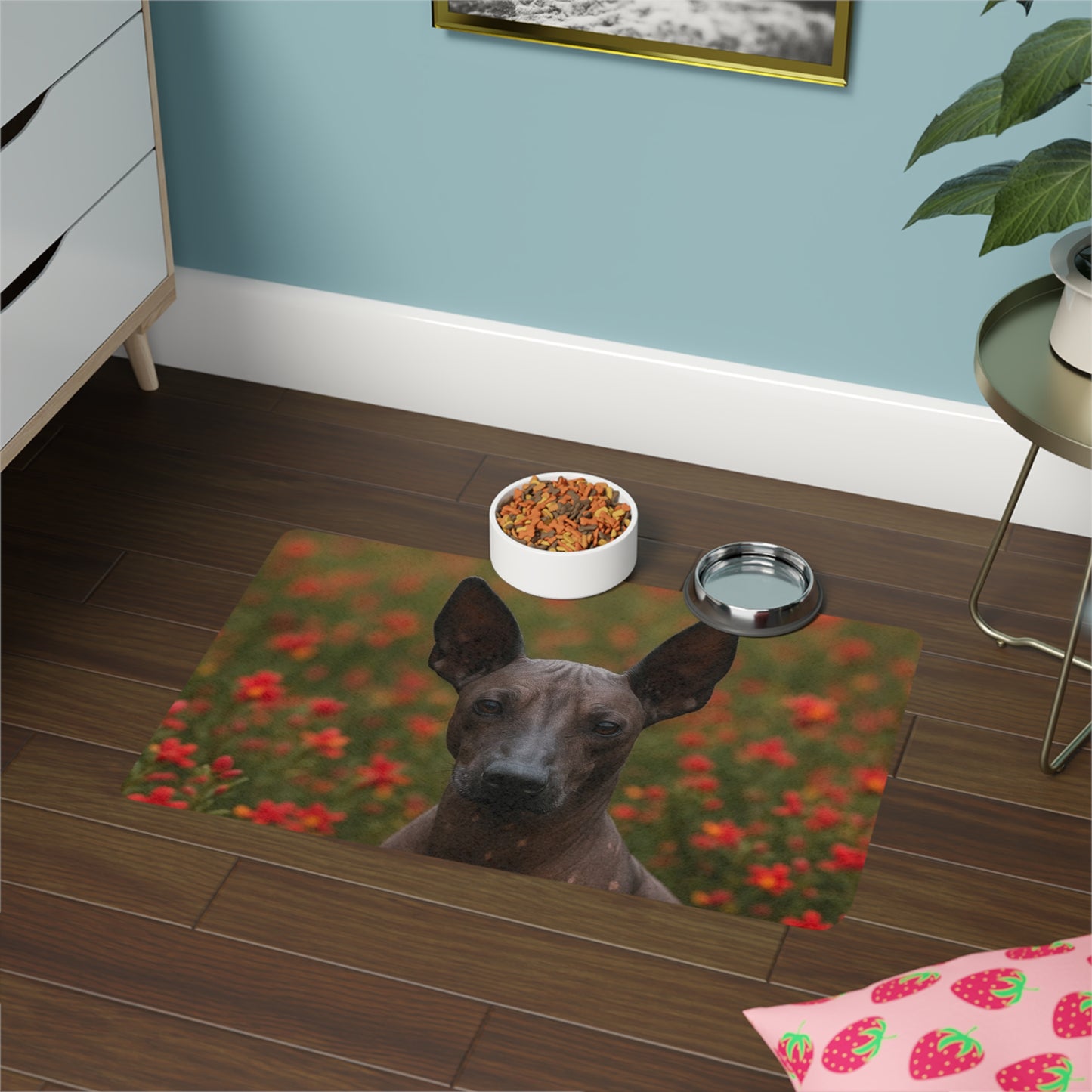 Pet Food Mat (12x18) - Peruvian Inca Orchid
