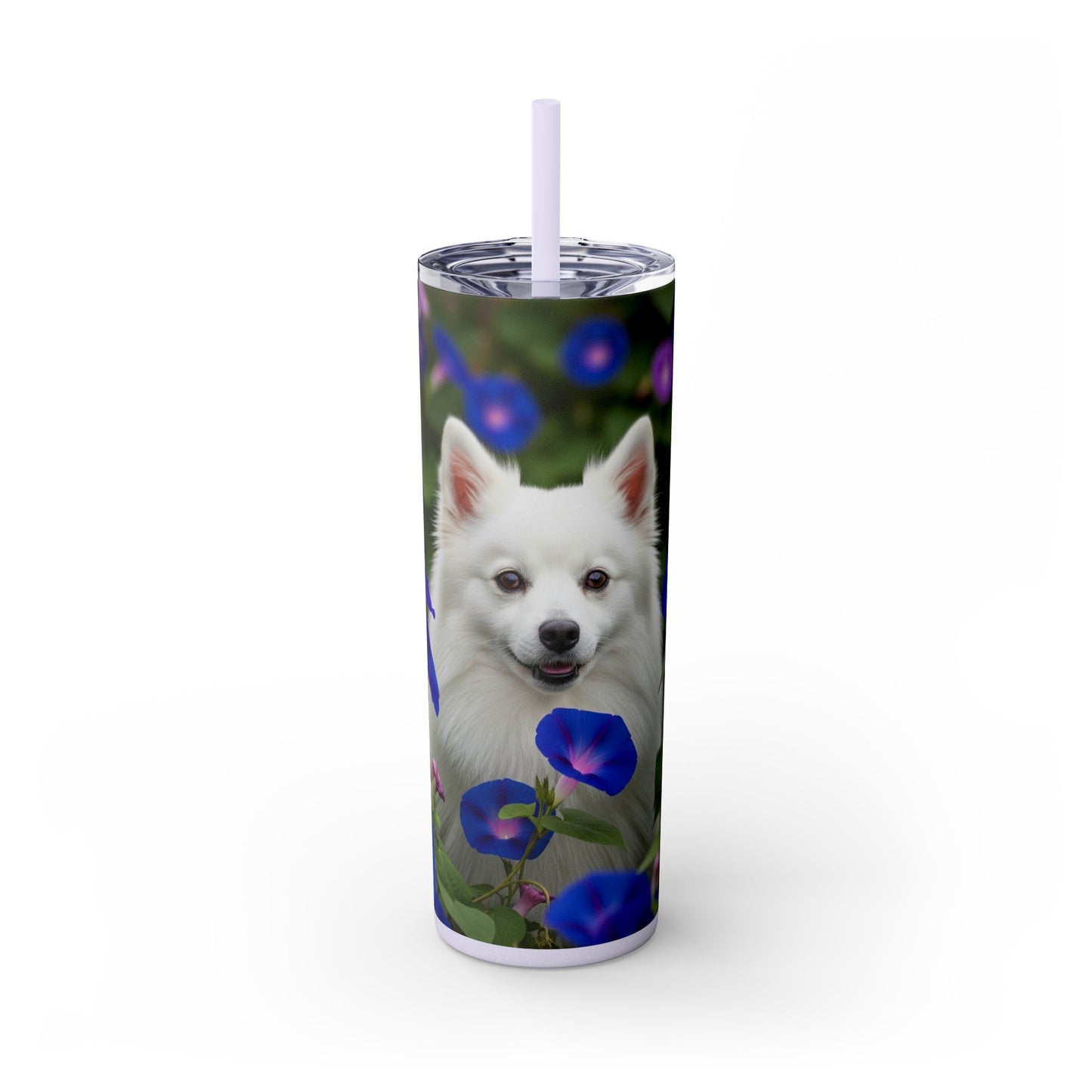 Japanese Spitz Tumbler with Straw, 20oz