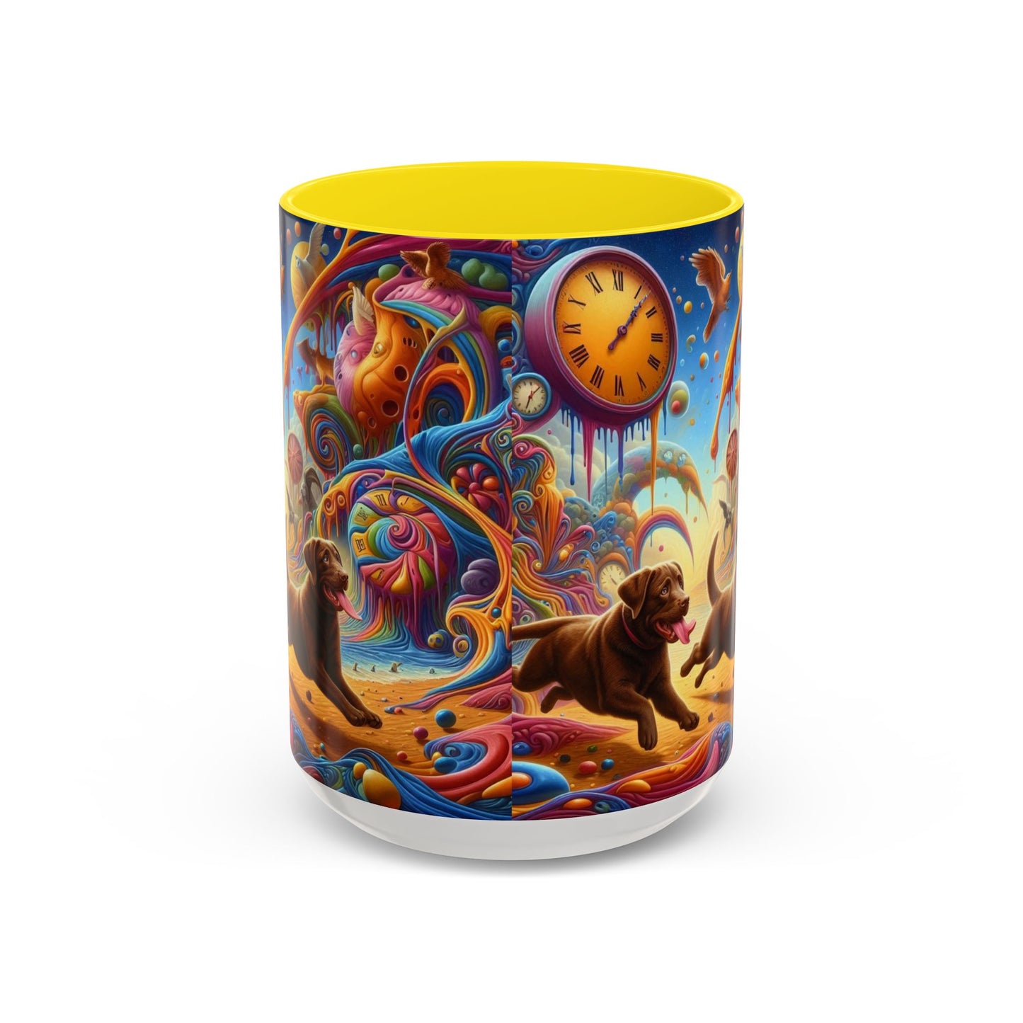 Chocolate Labrador Accent Coffee Mug - Perfect Gift for Dog Lovers