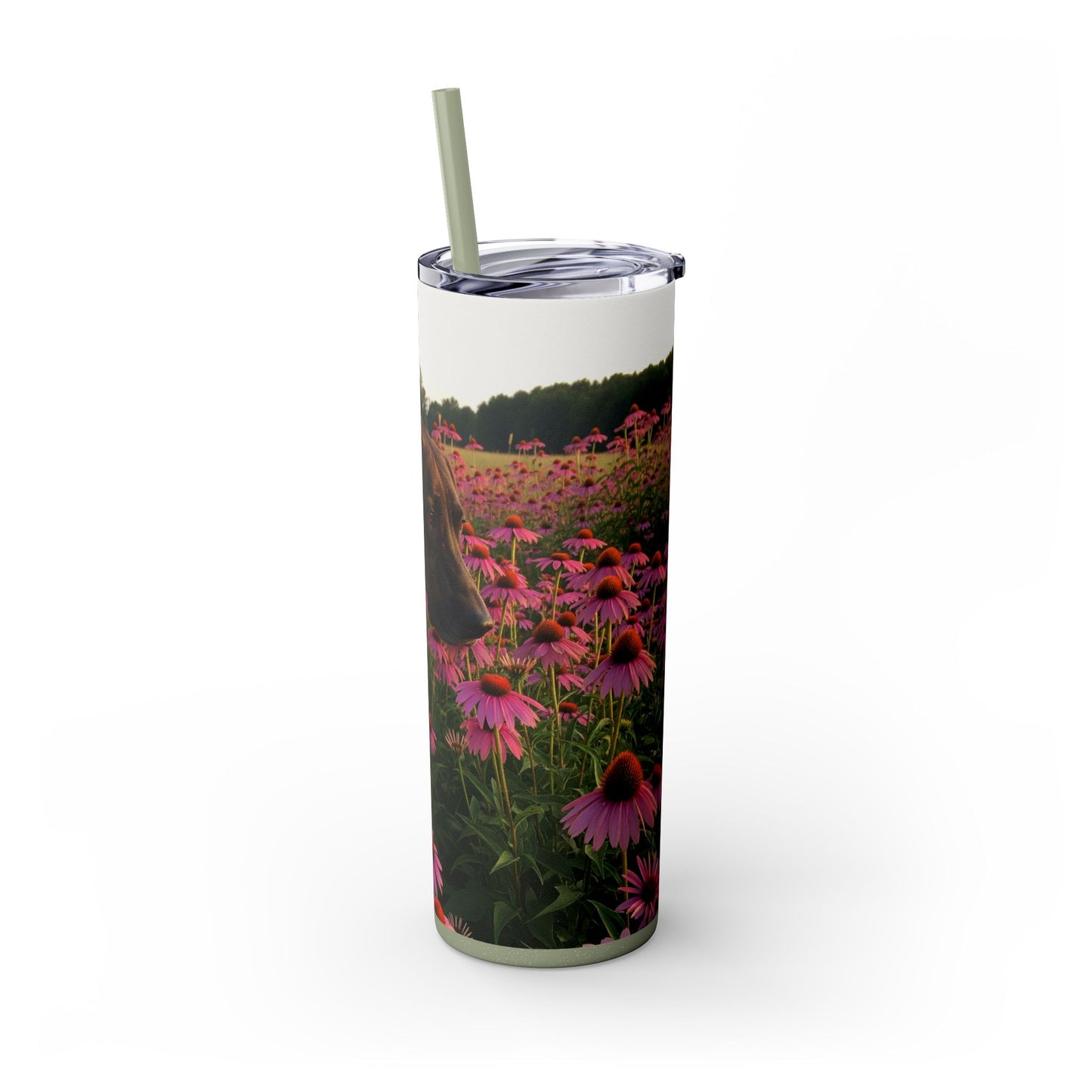 Treeing Tennessee Brindle Tumbler with Straw, 20oz