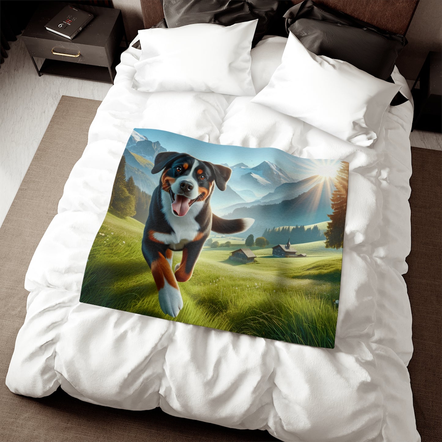 Entlebucher Mountain Dog Sweatshirt Blanket