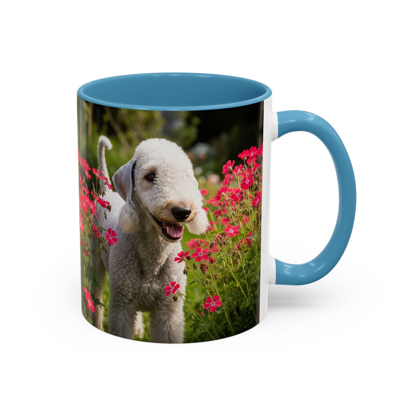 Bedlington Terrier Accent Coffee Mug - Perfect Gift for Dog Lovers