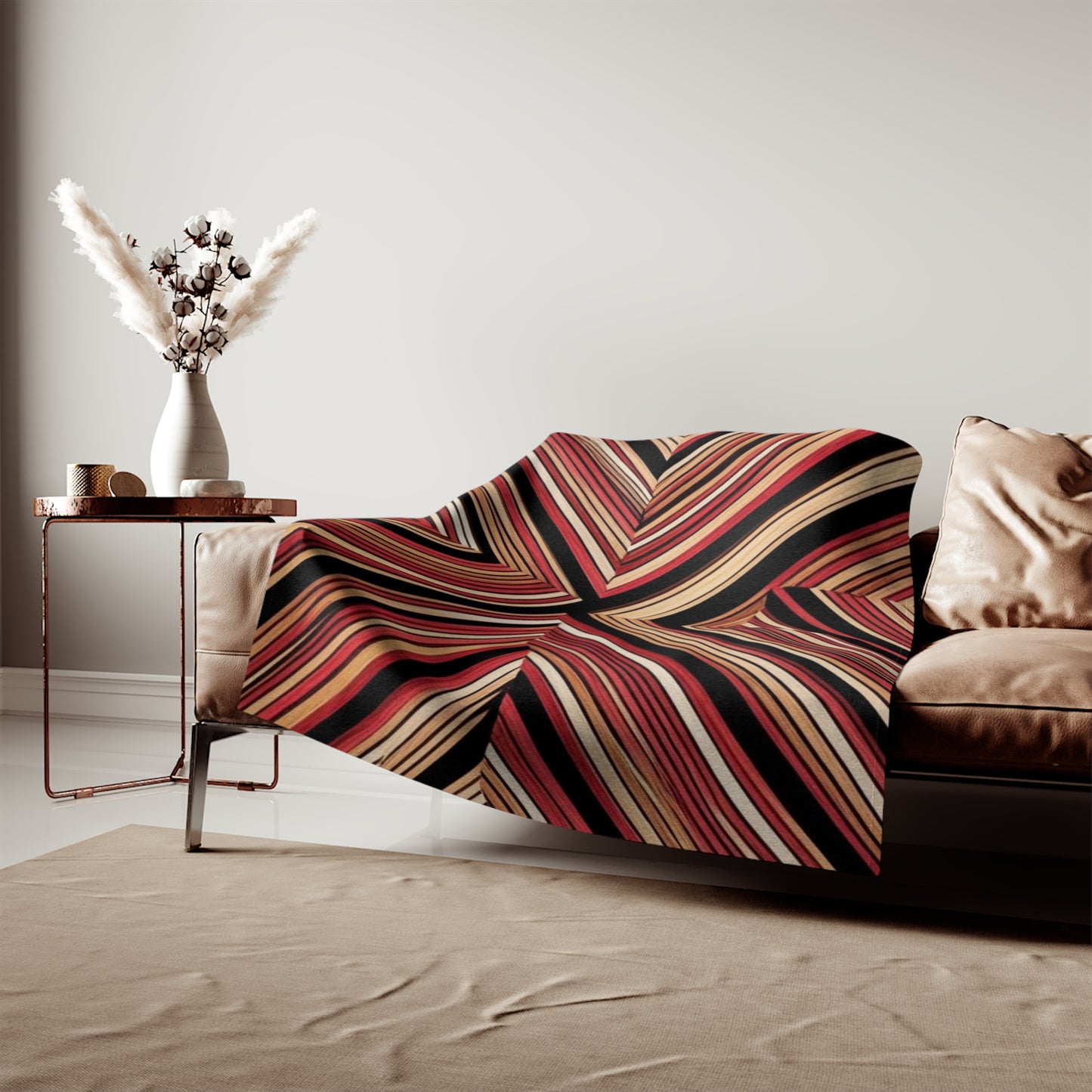 Optical Illusion Sweatshirt Blanket